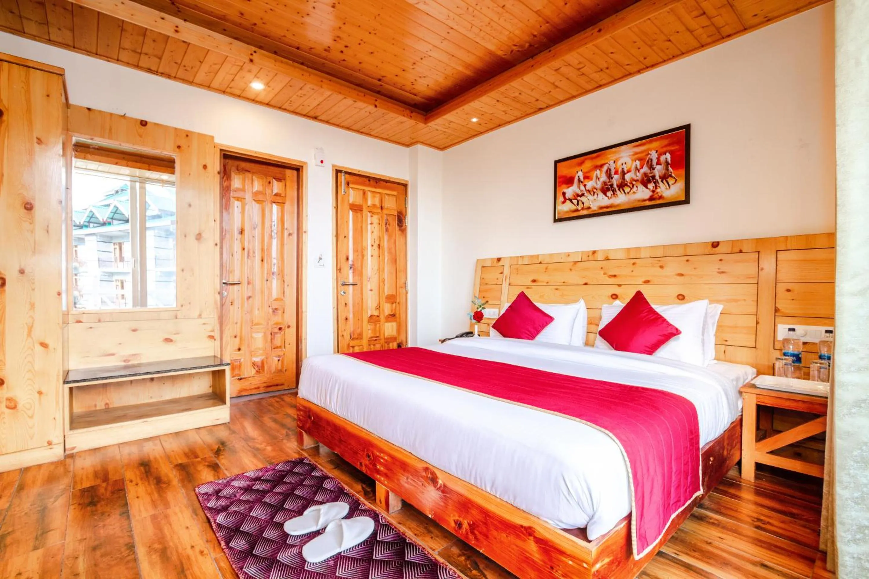 wardrobe, Bed in Tripli Hotels Stone House Cottage