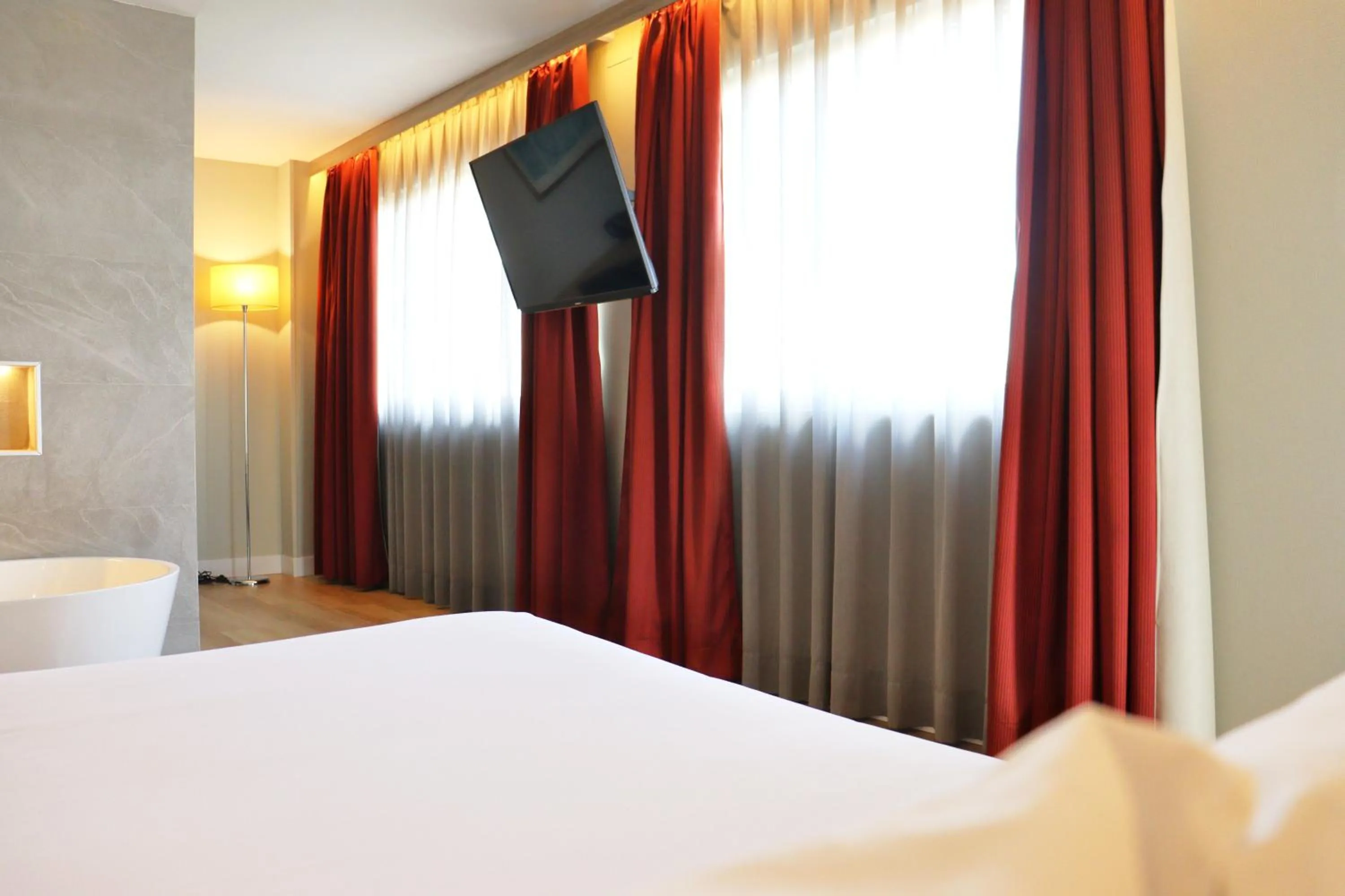 Bed in Eurohotel Diagonal Port