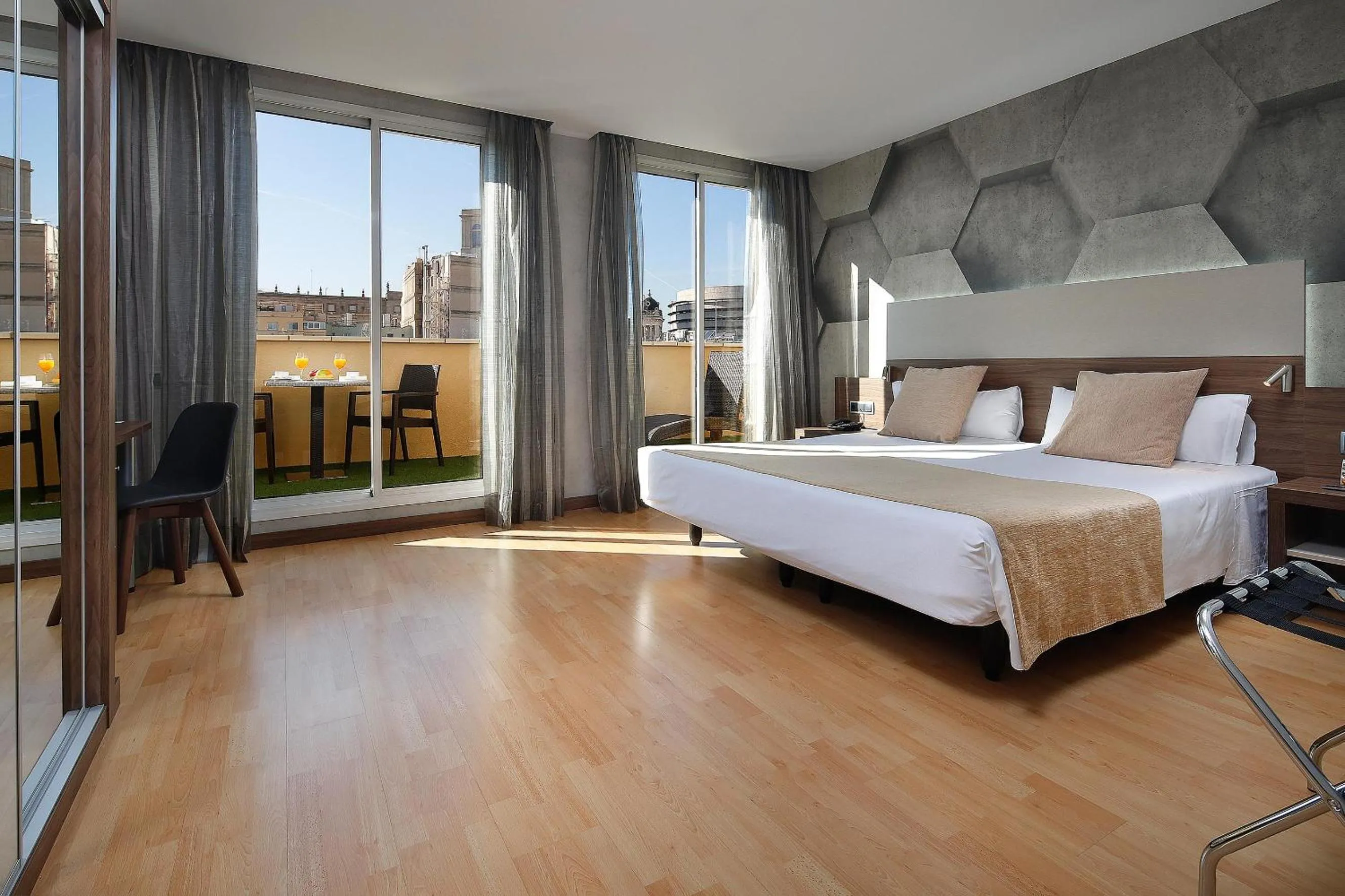 Balcony/Terrace, Bed in HCC Montblanc