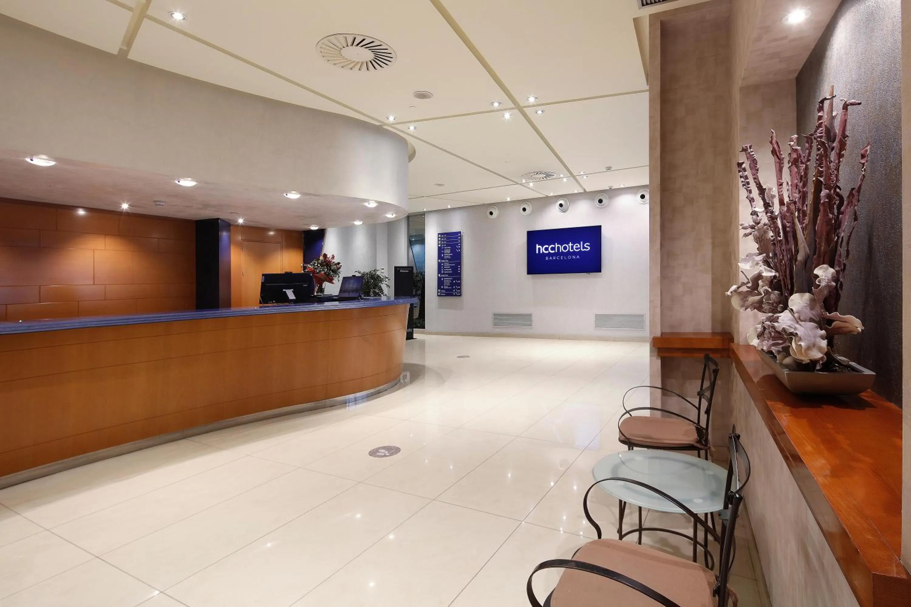 Lobby or reception in HCC Montblanc