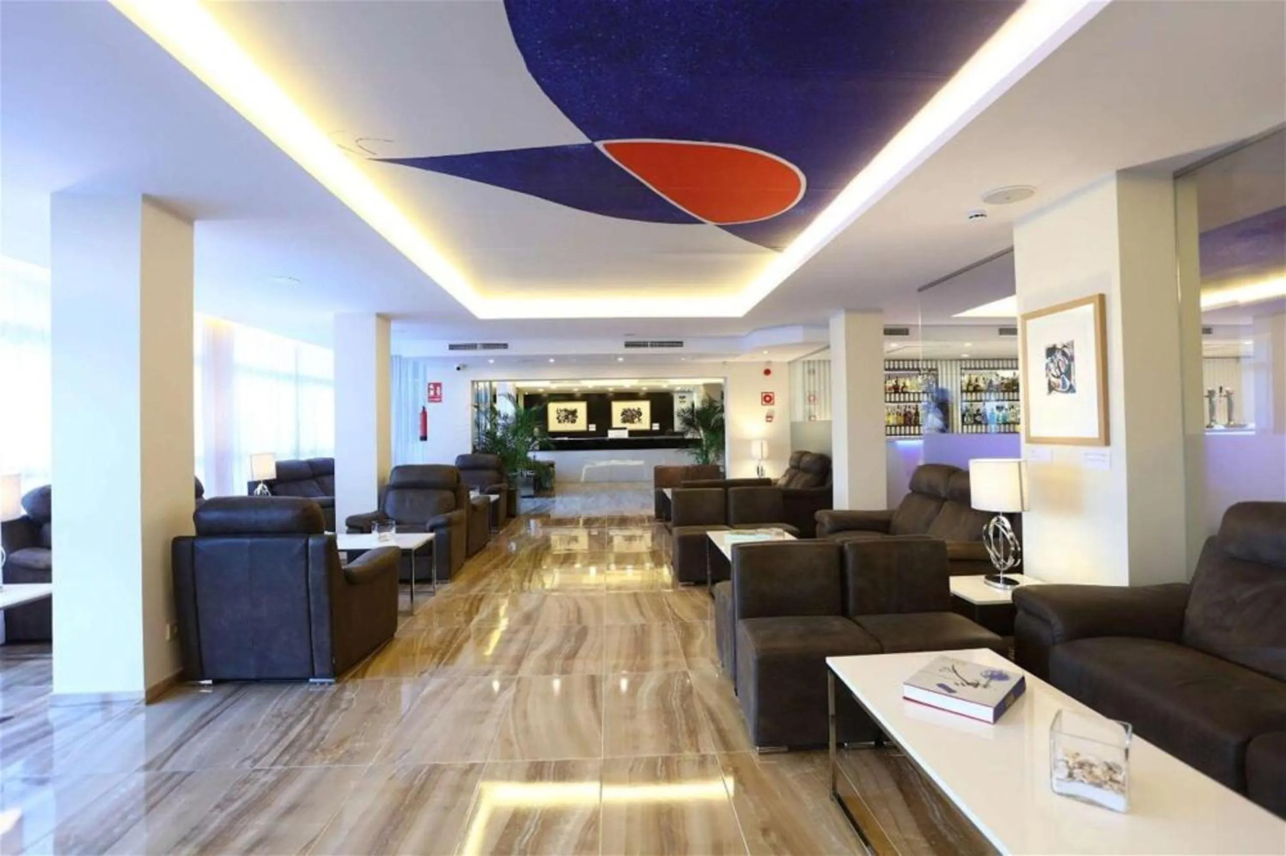 Living room in Hotel Joan Miró Museum