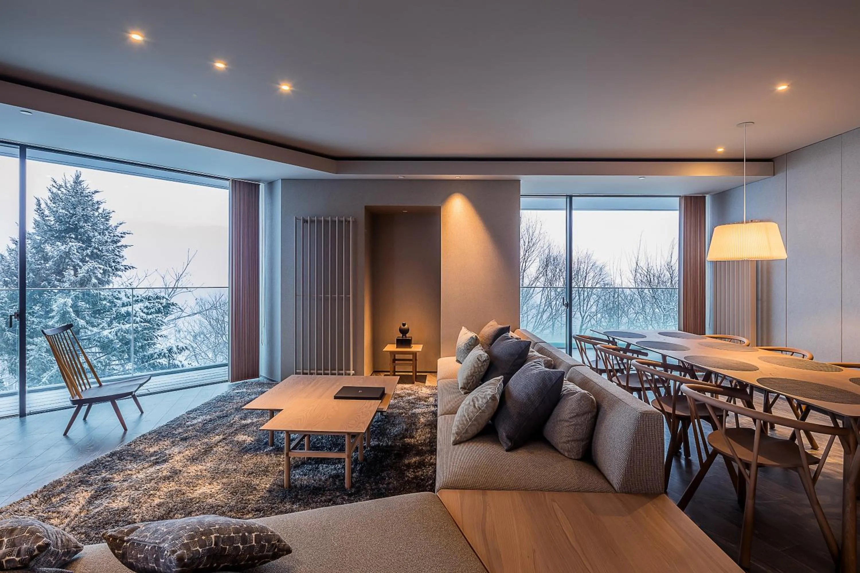 Living room in MUWA NISEKO