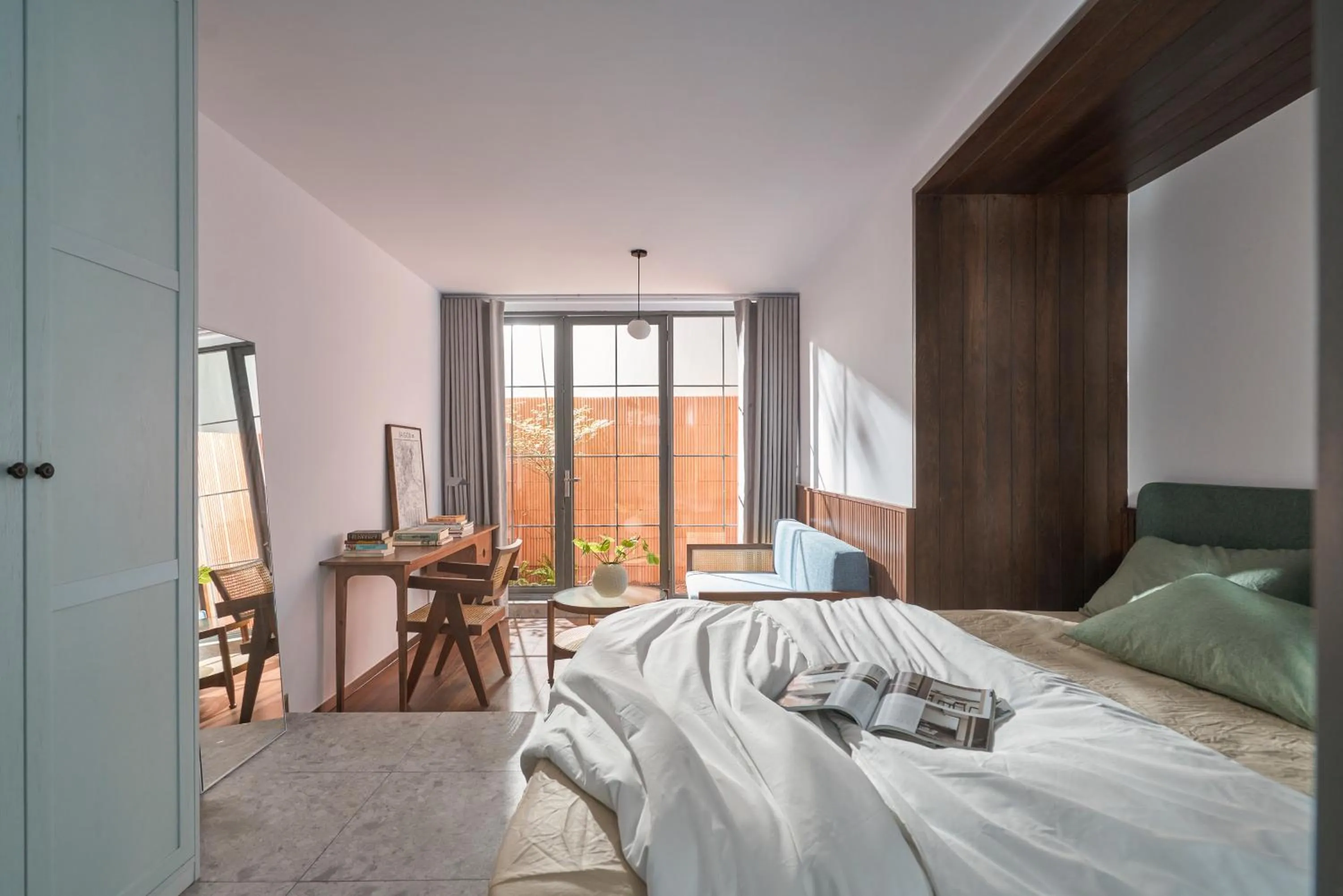 Photo of the whole room, Bed in M Village Living Tú Xương