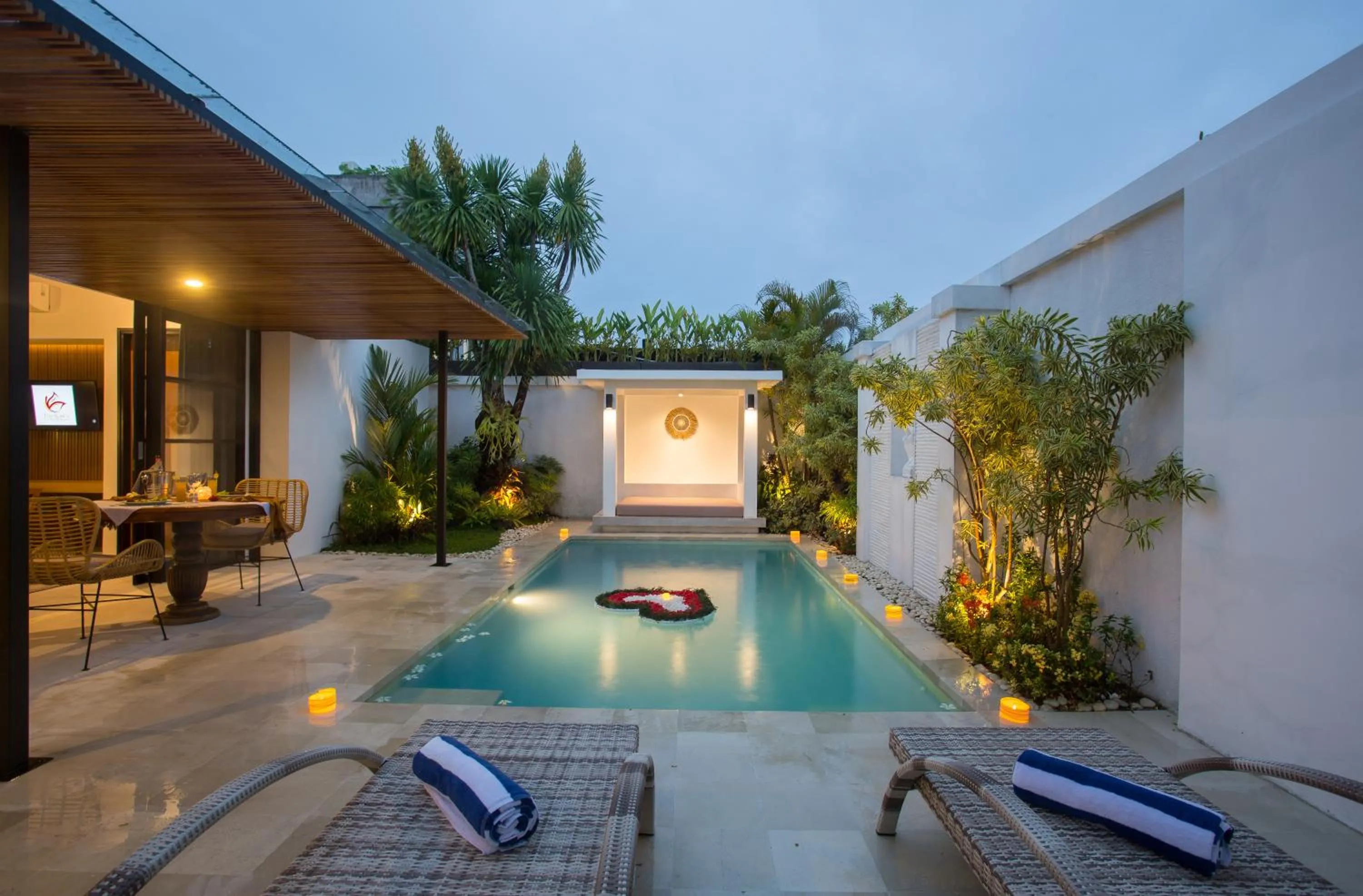 View (from property/room) in The Kon's Villa Bali Seminyak