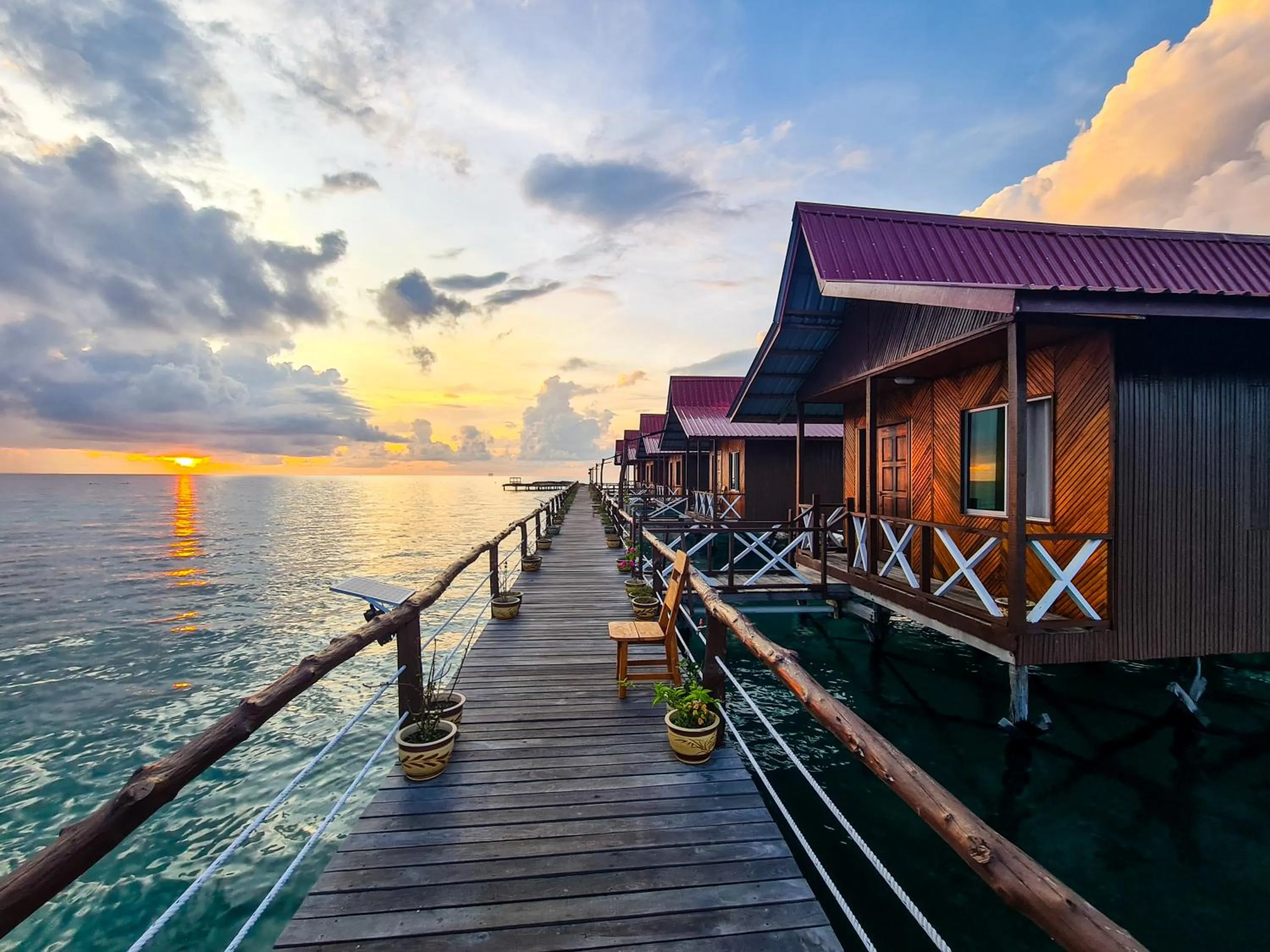 Sunrise in Pavalintang Resort