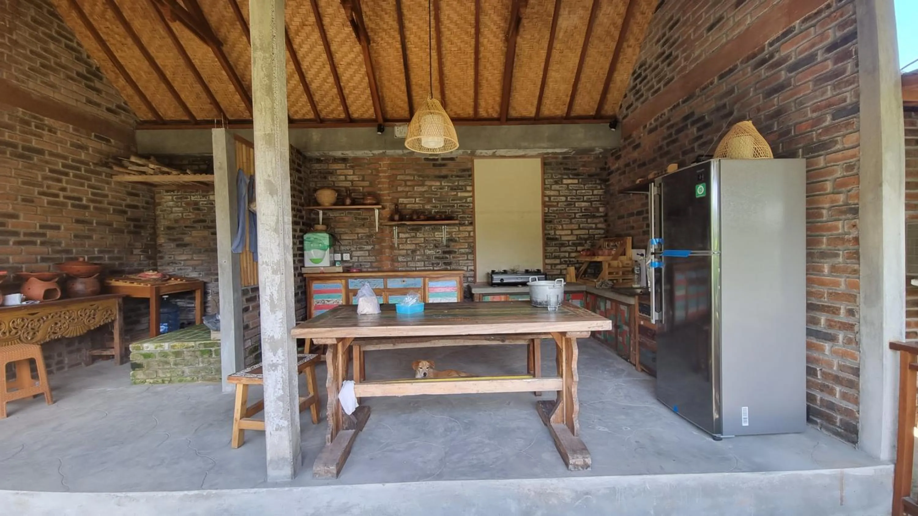 Dining area in Sirya Farm House