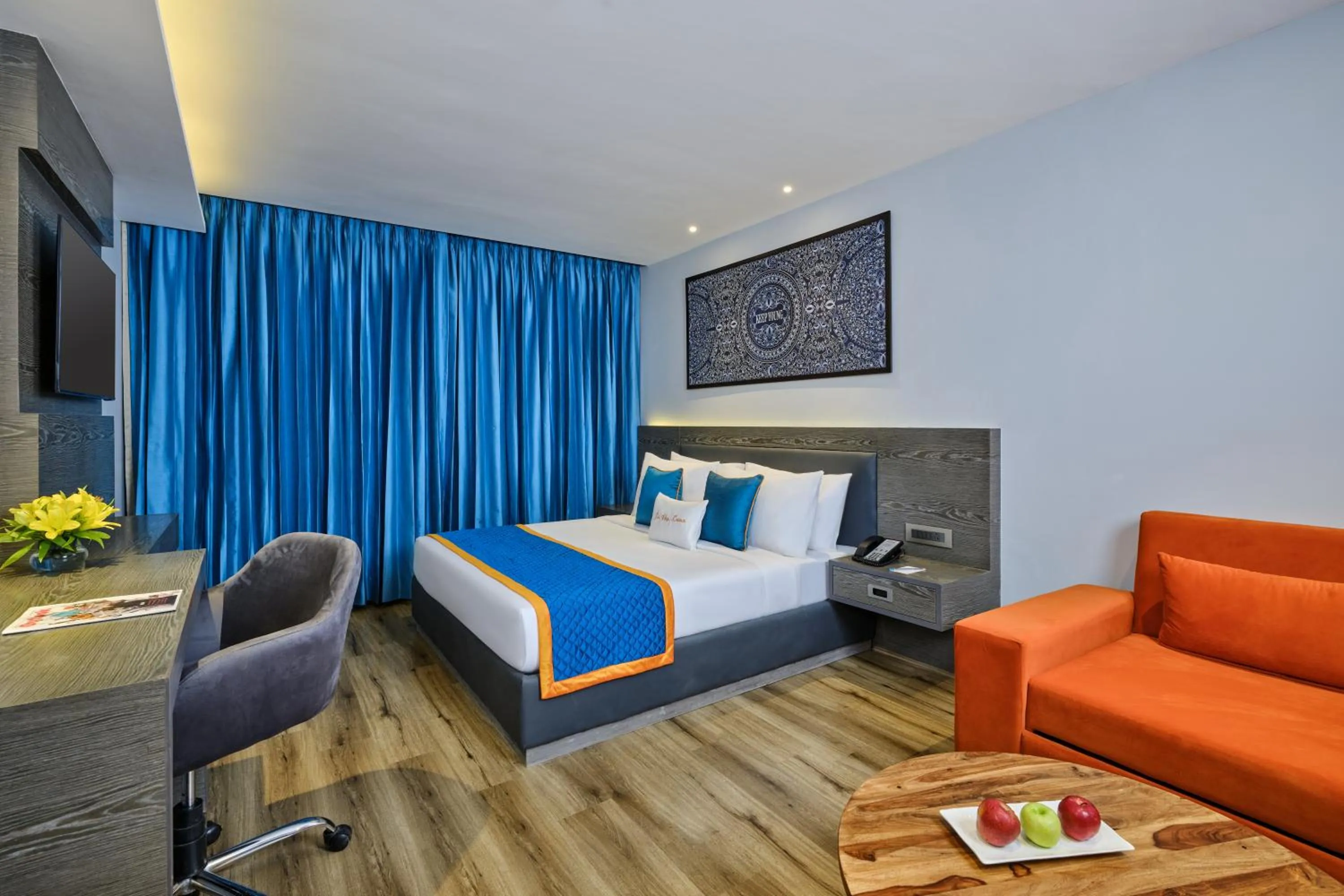 Photo of the whole room, Bed in Zone By The Park Pathankot