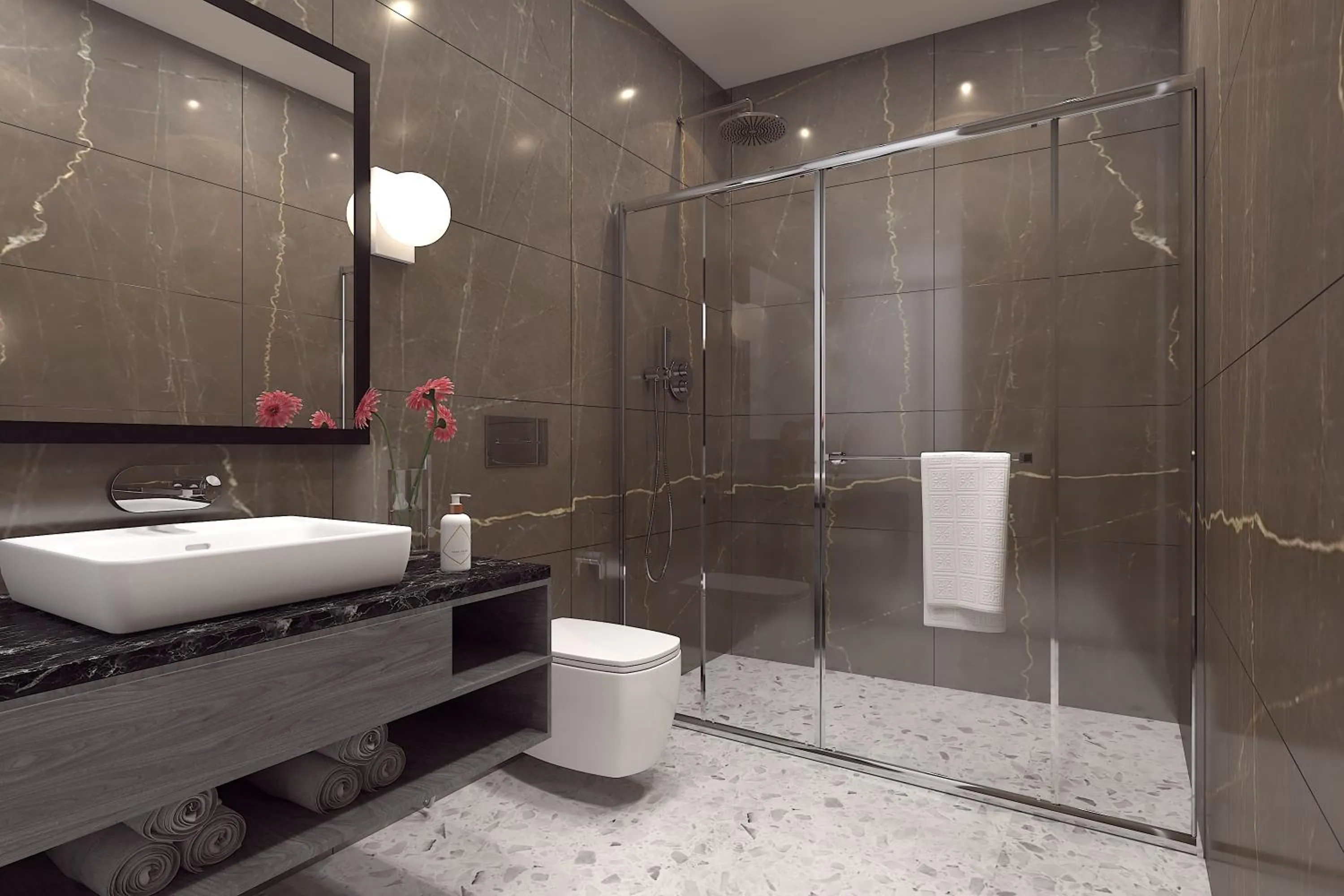 Bathroom in Zone By The Park Pathankot