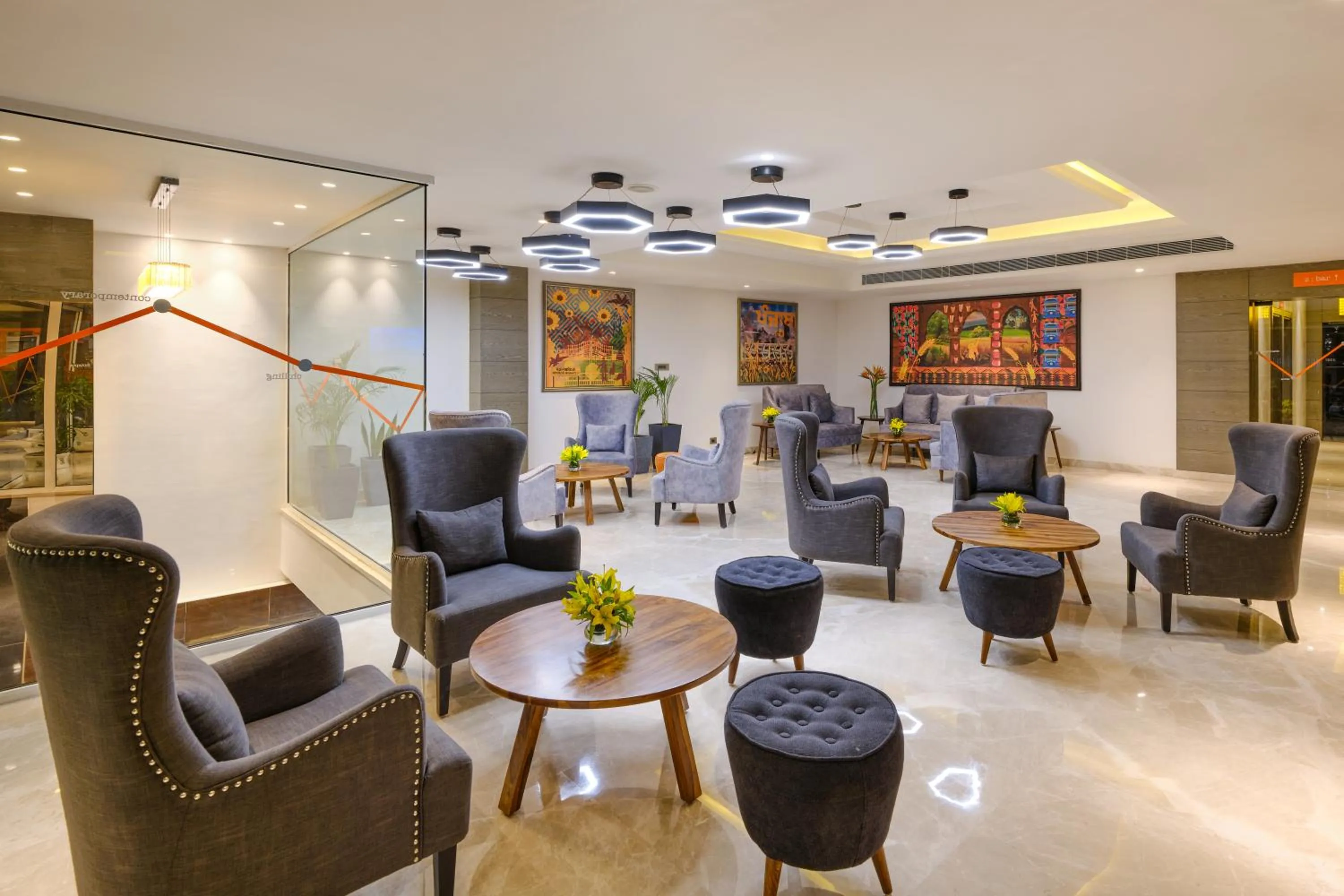 Lobby or reception in Zone By The Park Pathankot