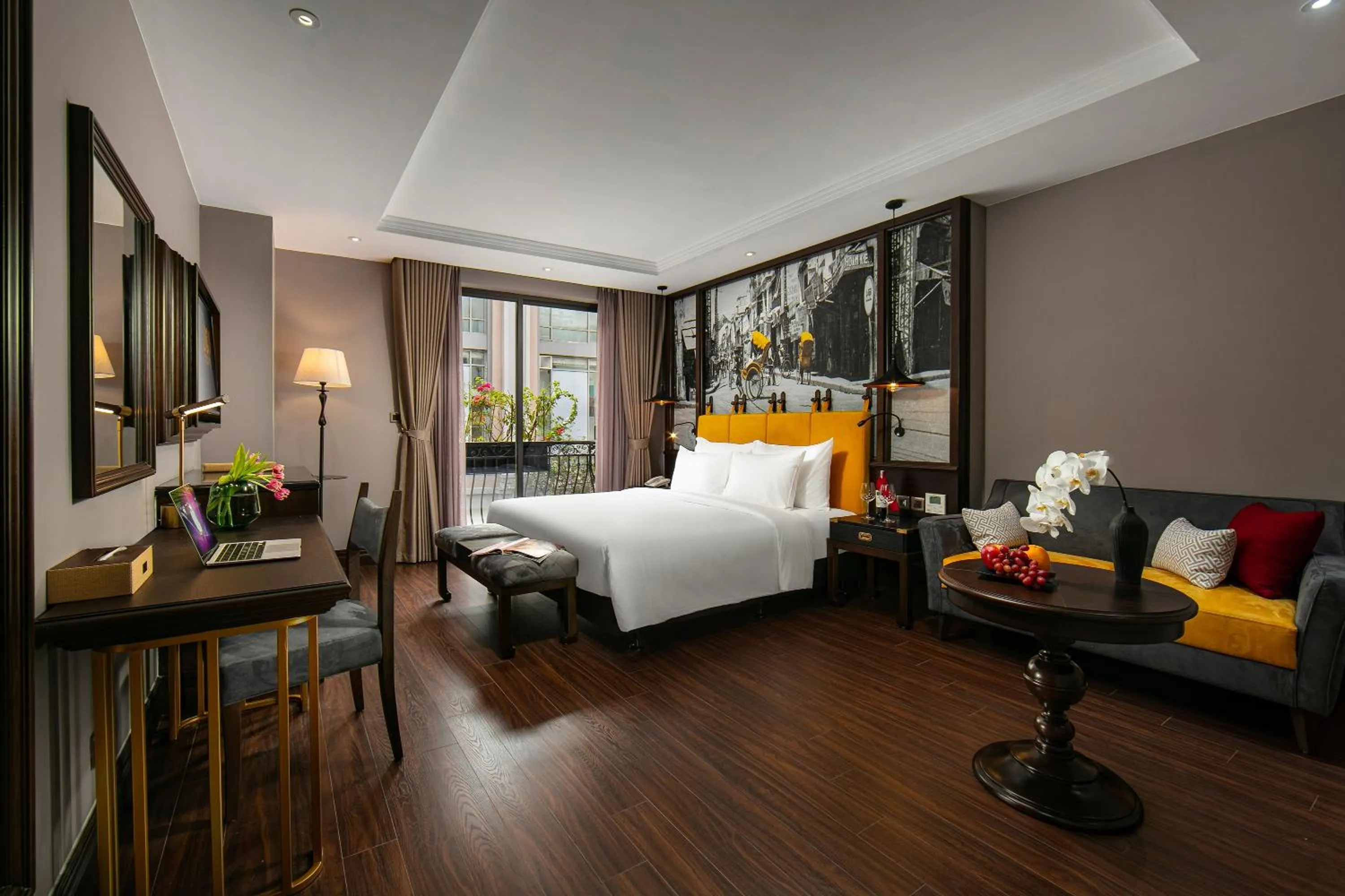 Bed in Hanoi Lion Boutique Hotel & Spa