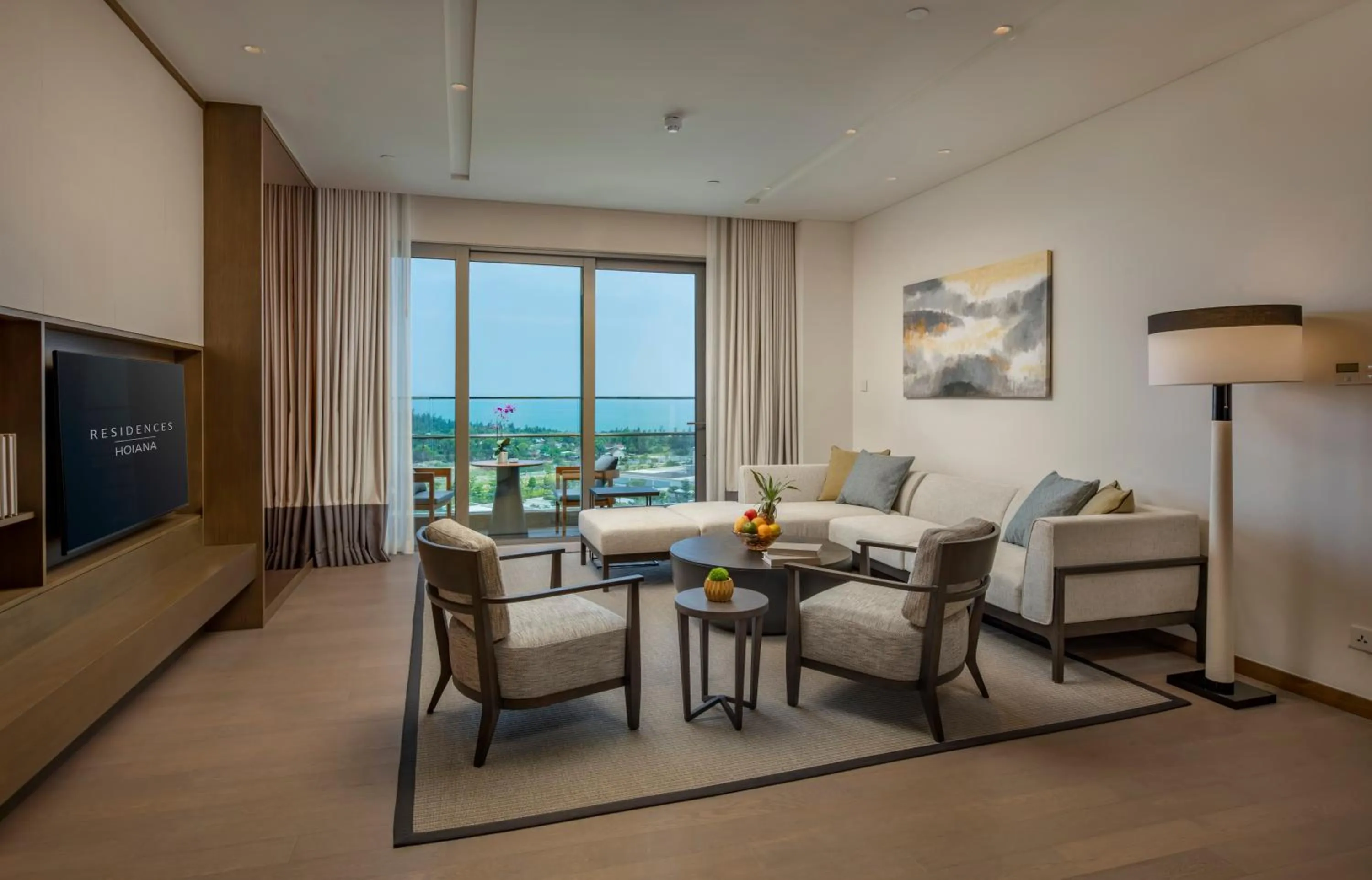 Living room in Hoiana Residences