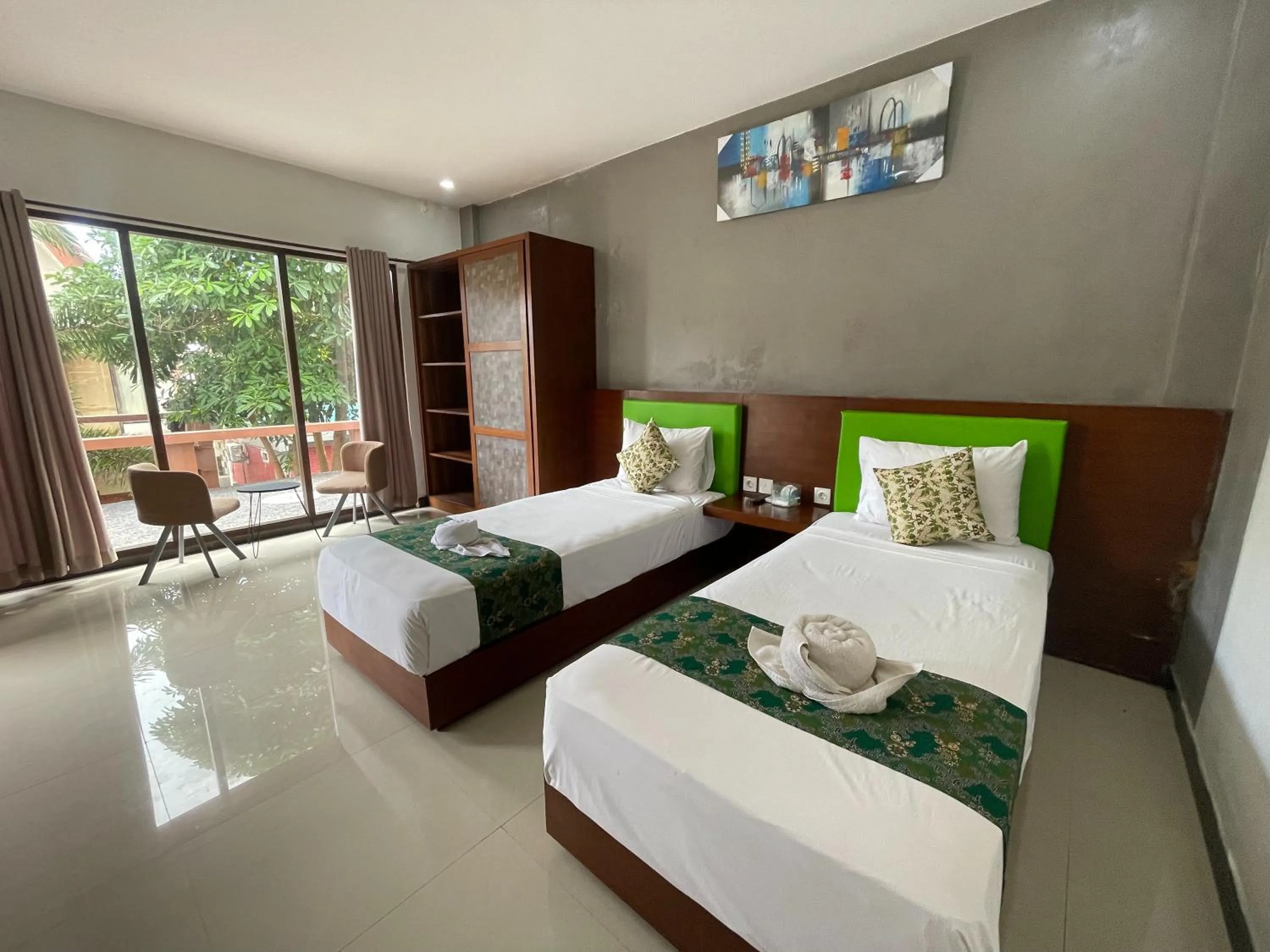 Bedroom, Bed in Melati Resort & Hotel Kuta Lombok