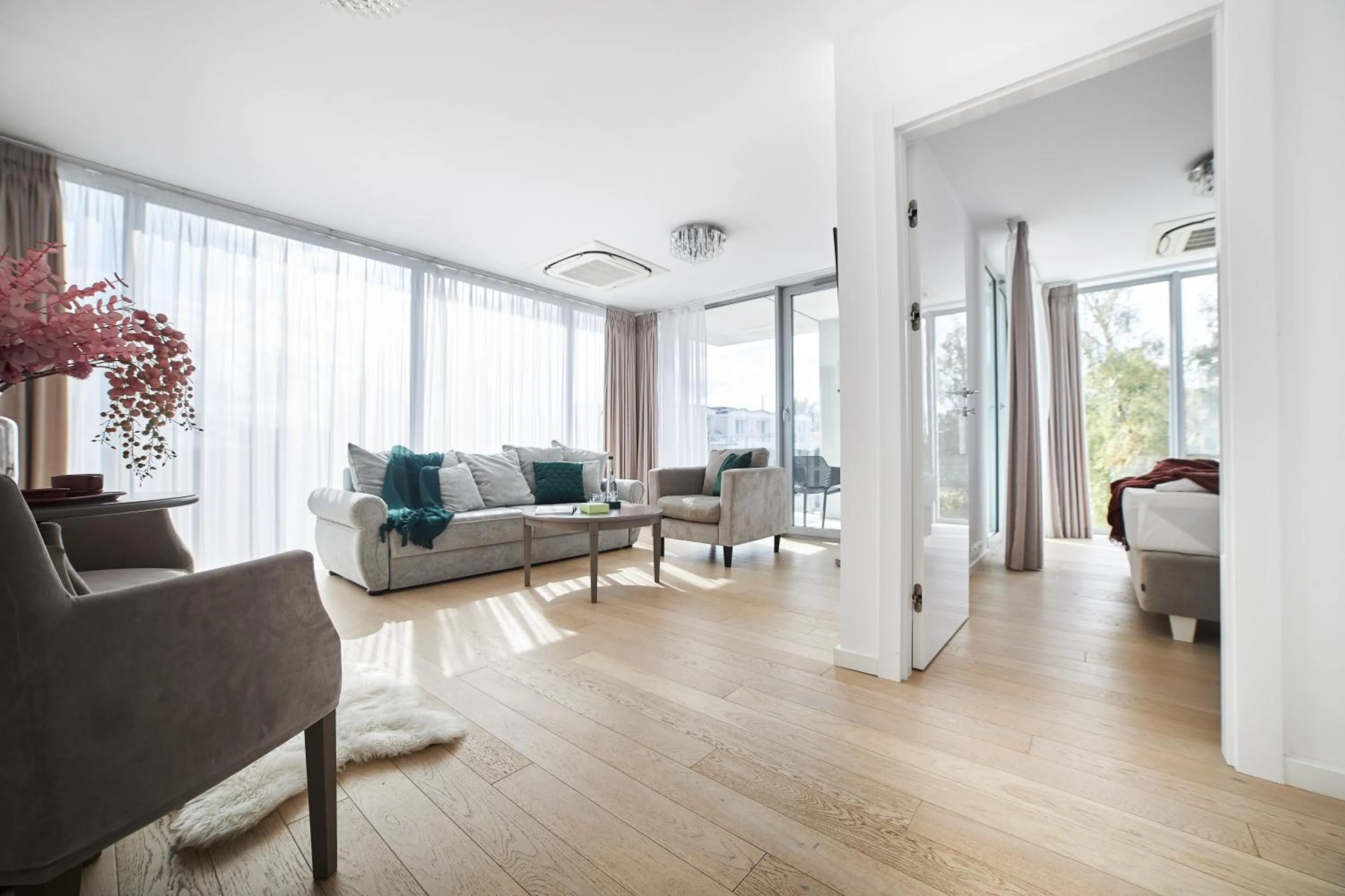 Living room in Dune Beach Resort - C