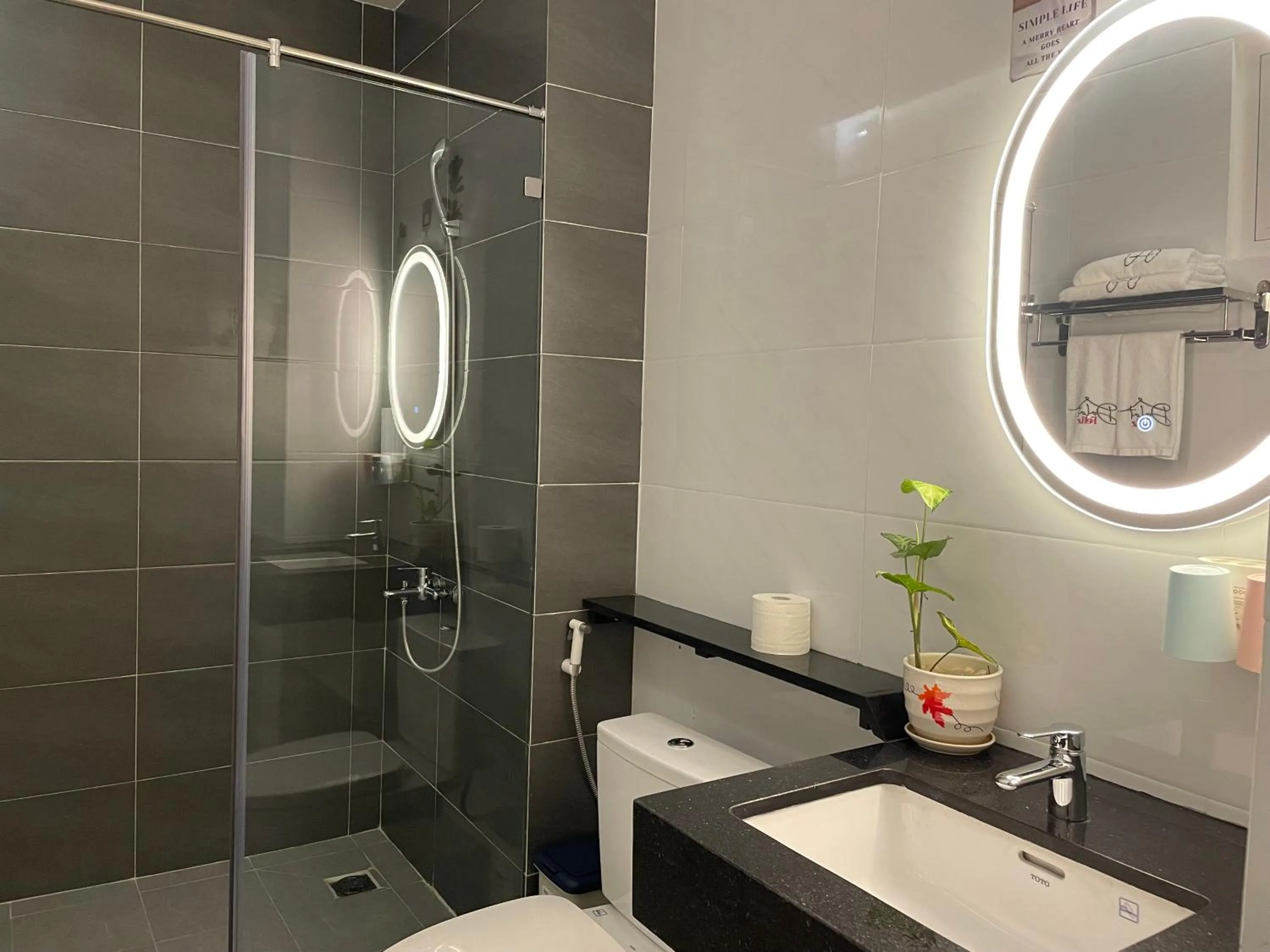 Bathroom in Feliz Dalat Homestay