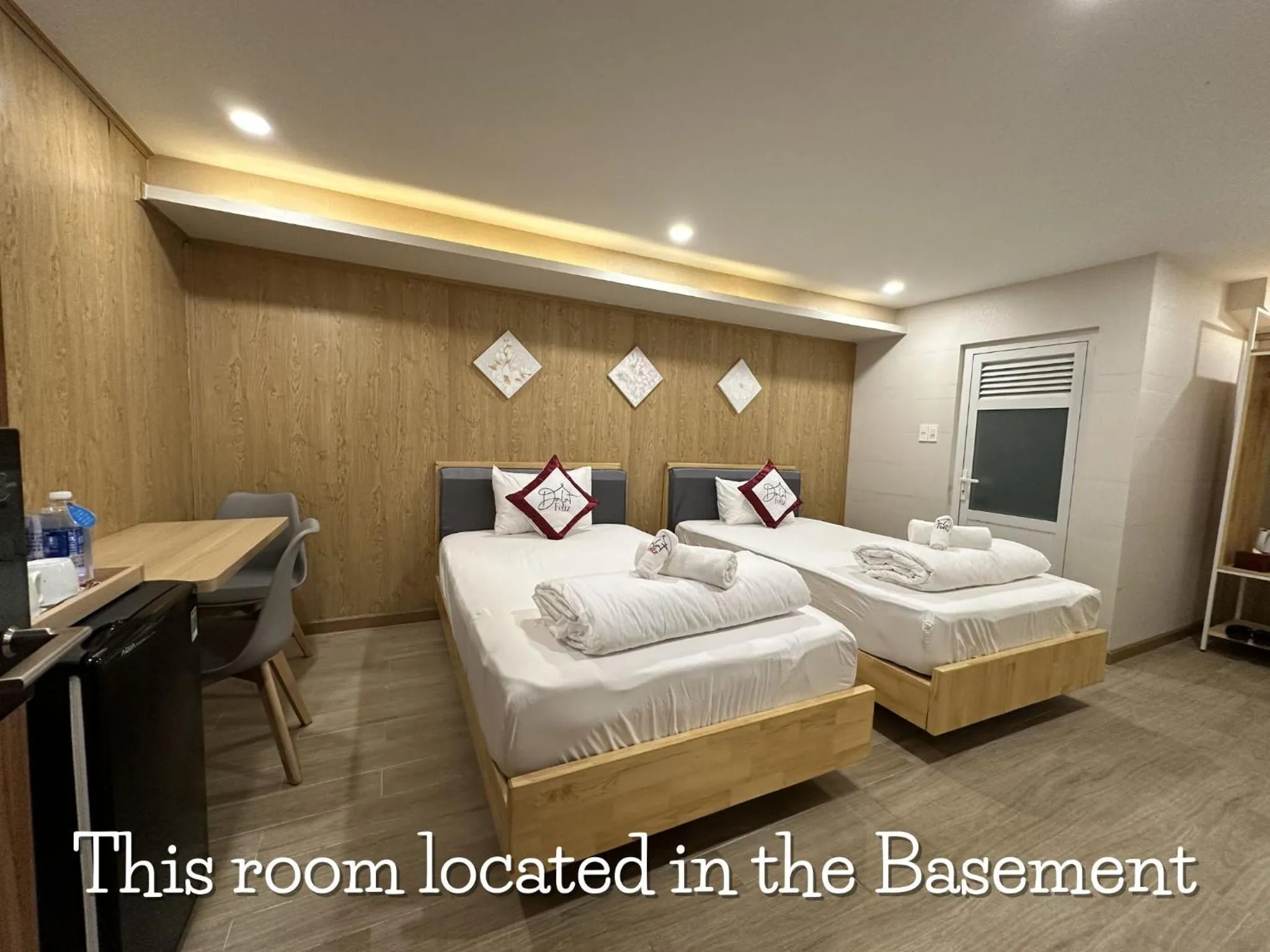 Floor plan, Bed in Feliz Dalat Homestay