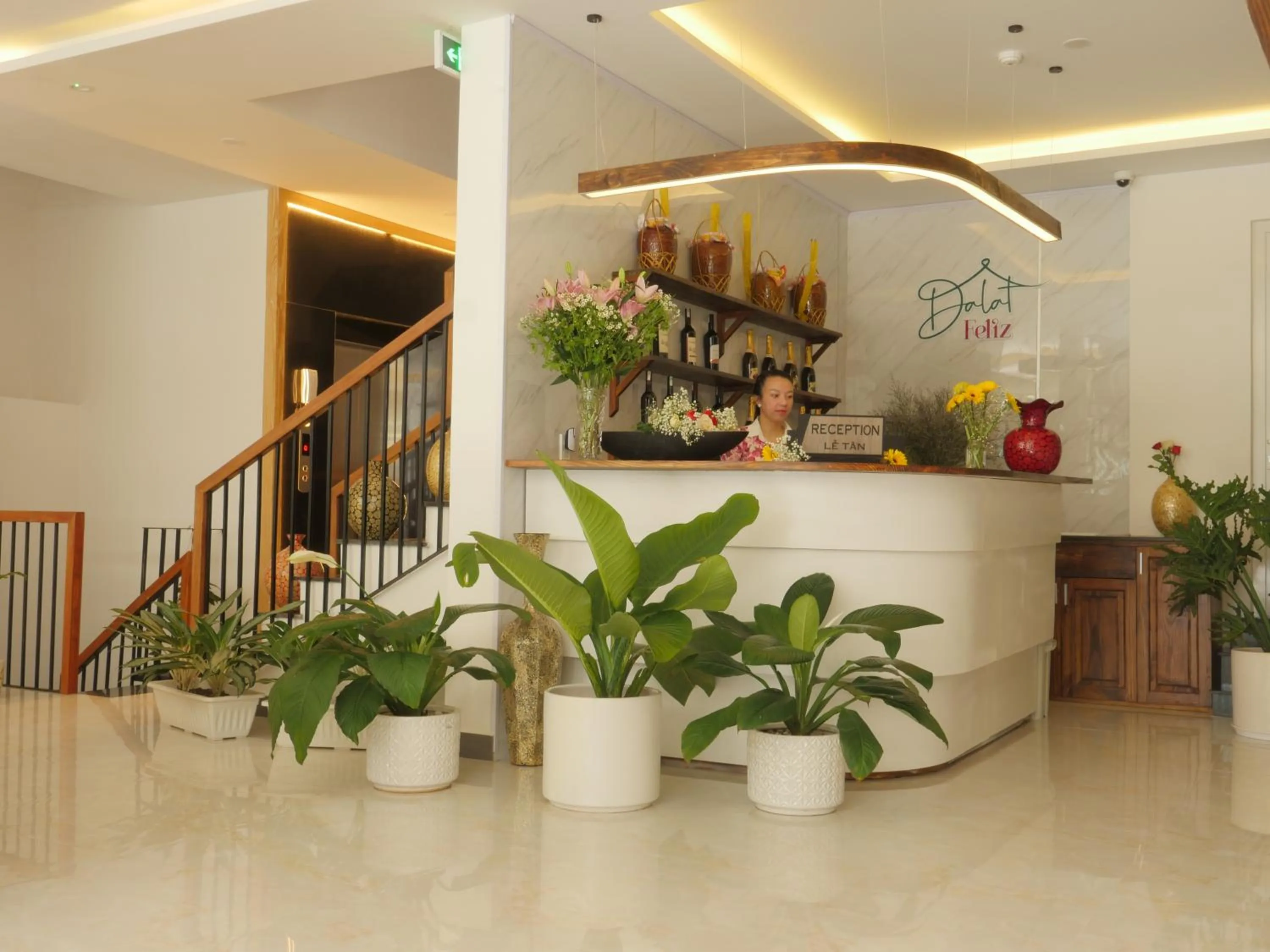 Lobby or reception in Feliz Dalat Homestay