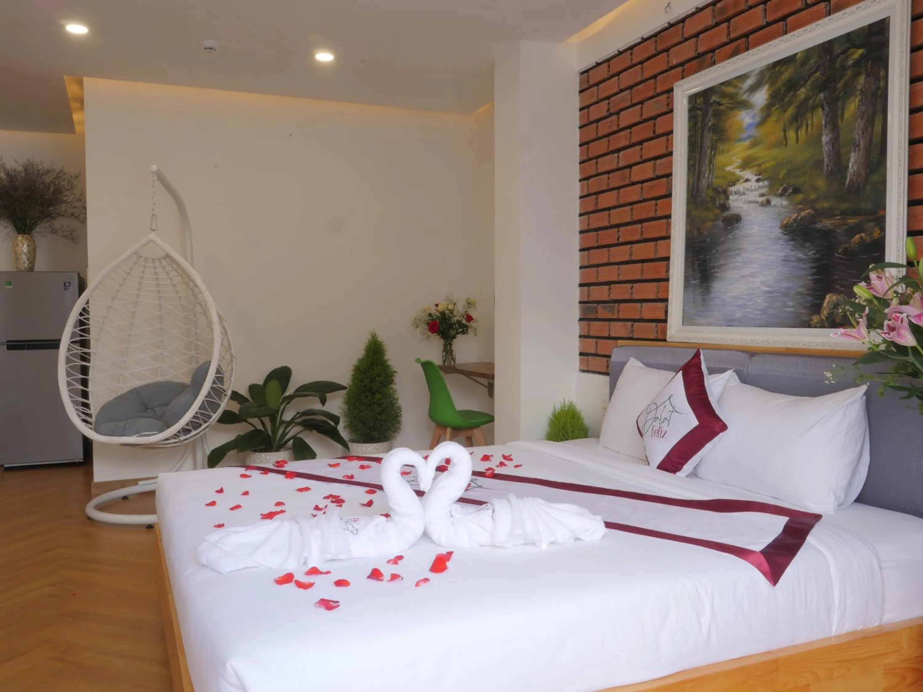Bed in Feliz Dalat Homestay