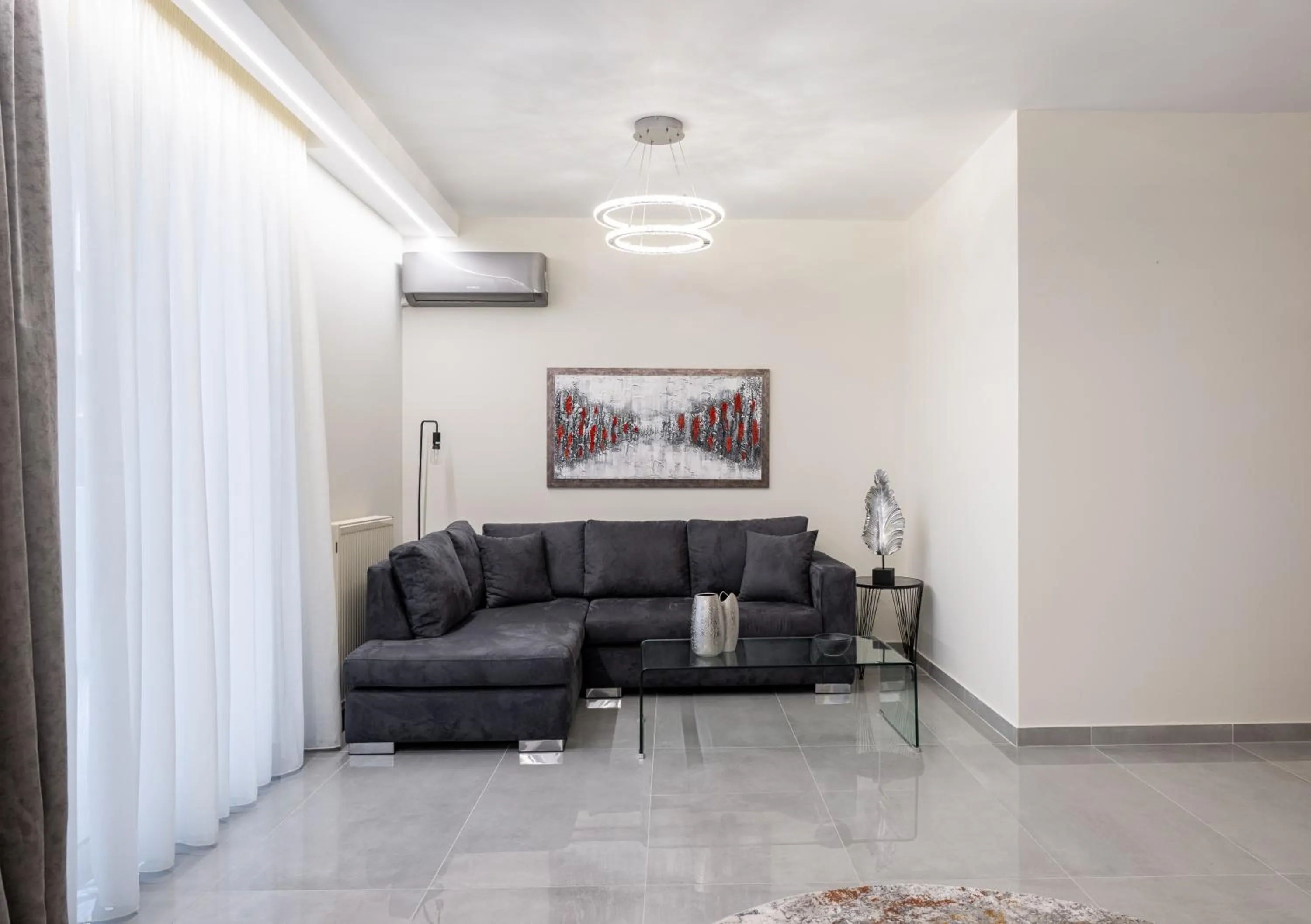 Living room in Acropolis Cozy Apartments