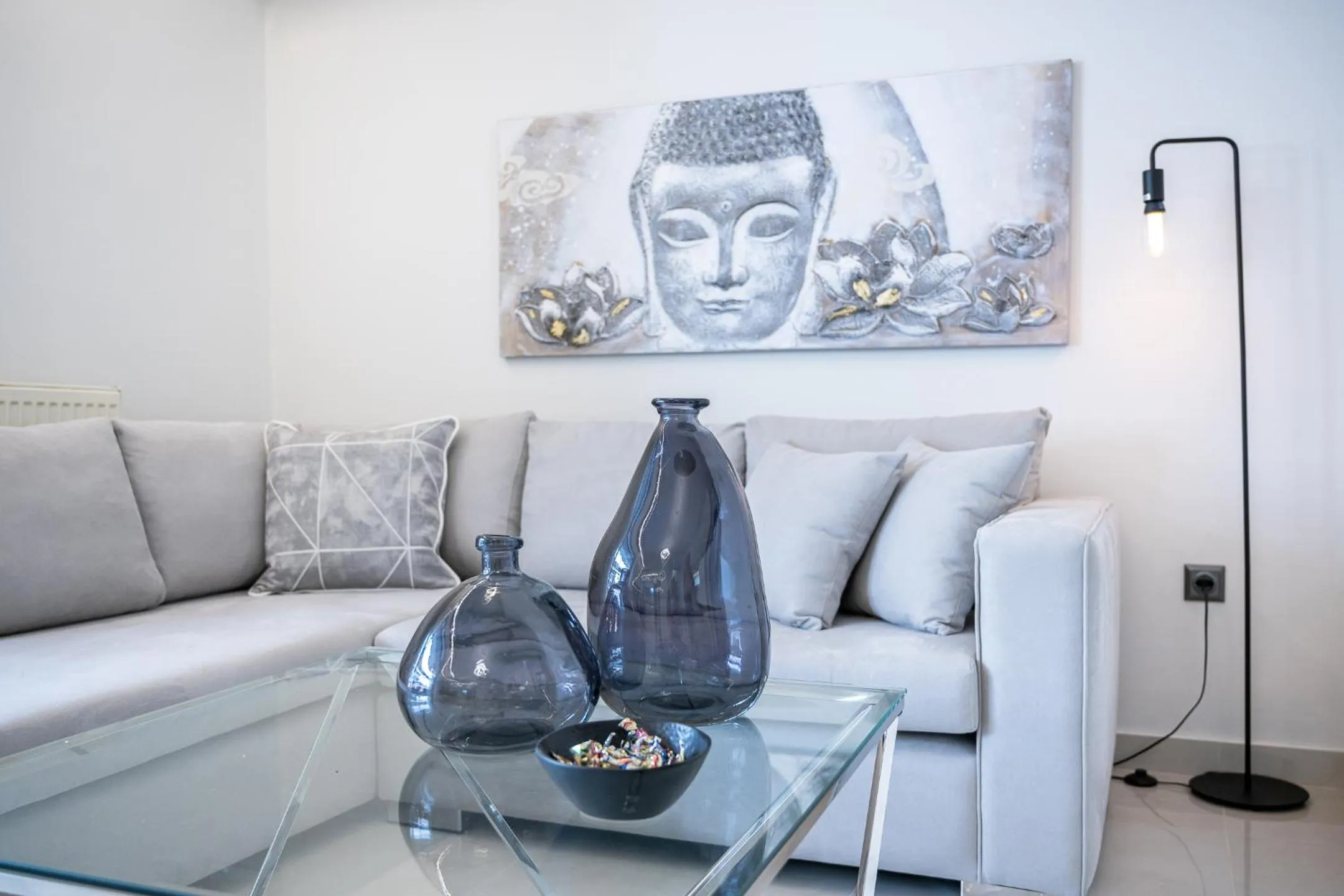 Living room in Acropolis Cozy Apartments