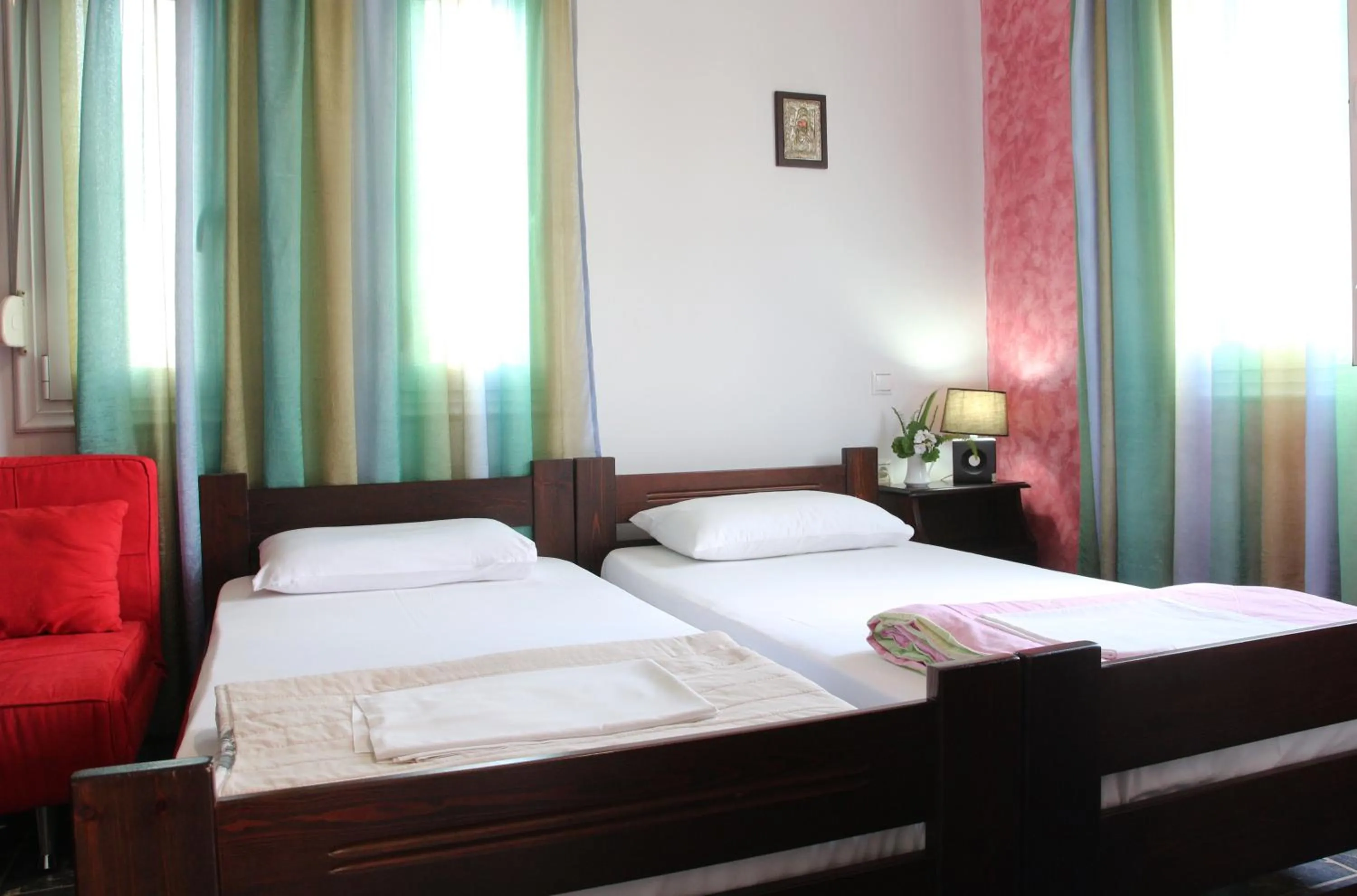 Bed in Kouros Chania Villas