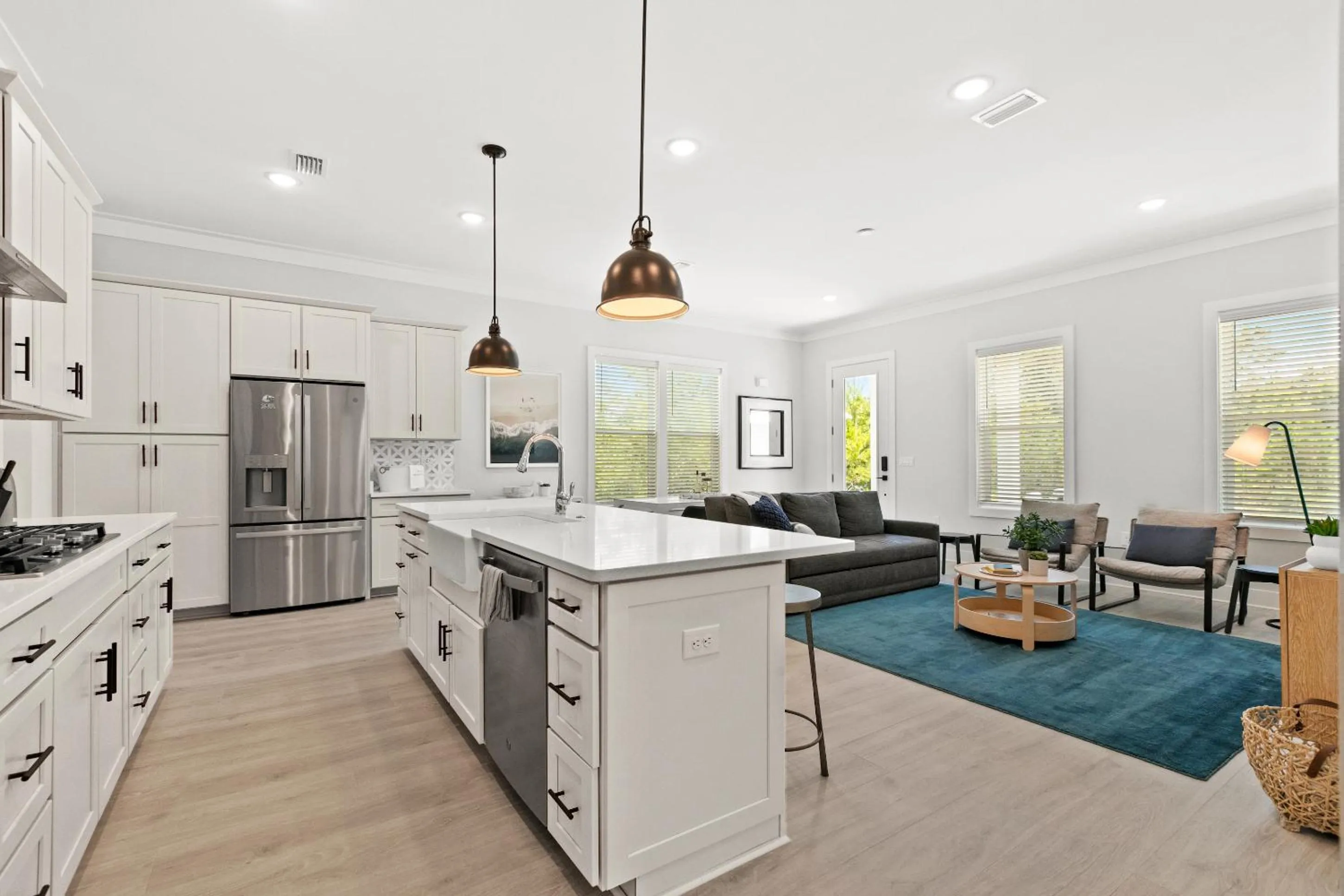 Living room in 30A Beach House - Casa Brisa