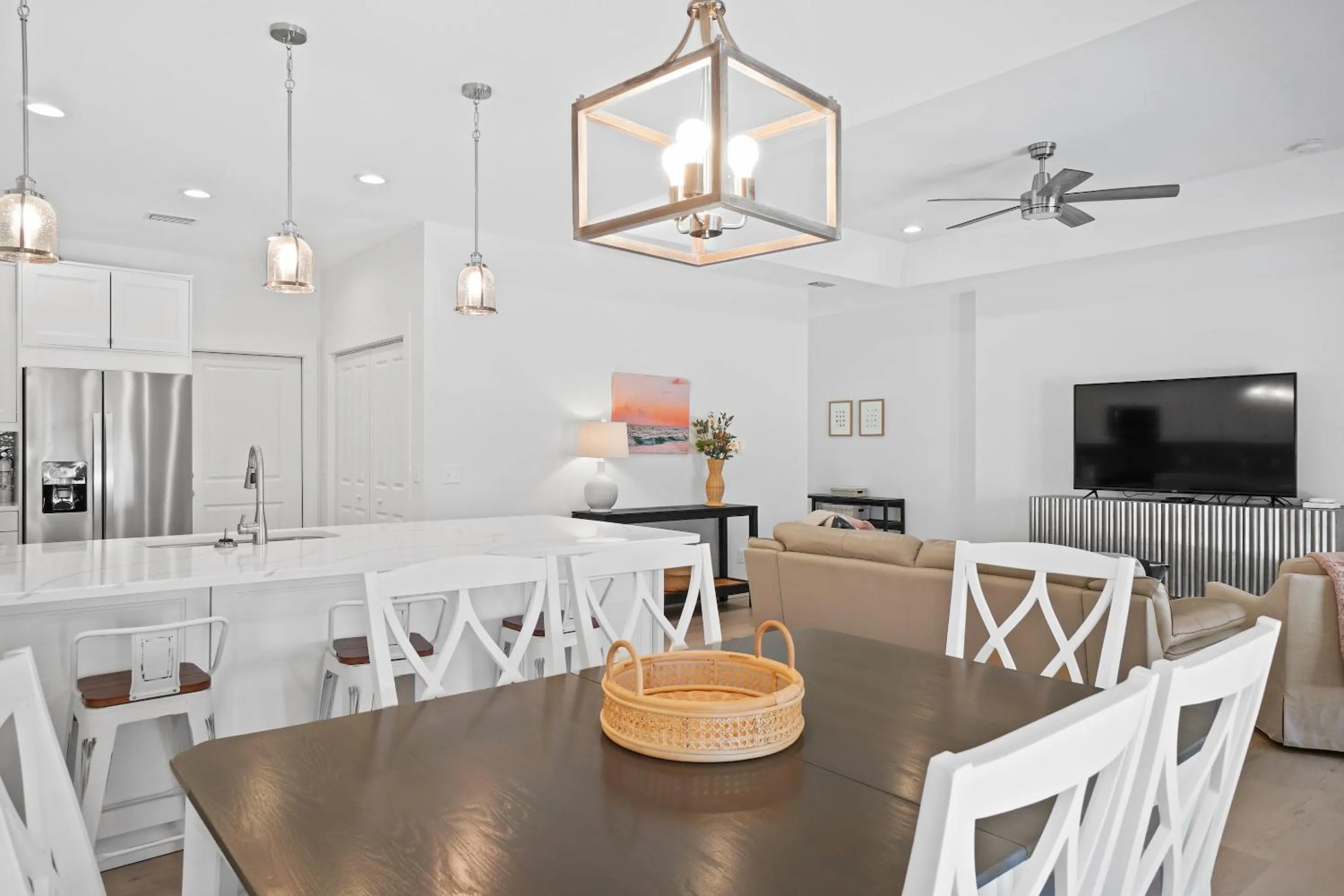 TV and multimedia in Beach House w/Private Pool - The Sanderling