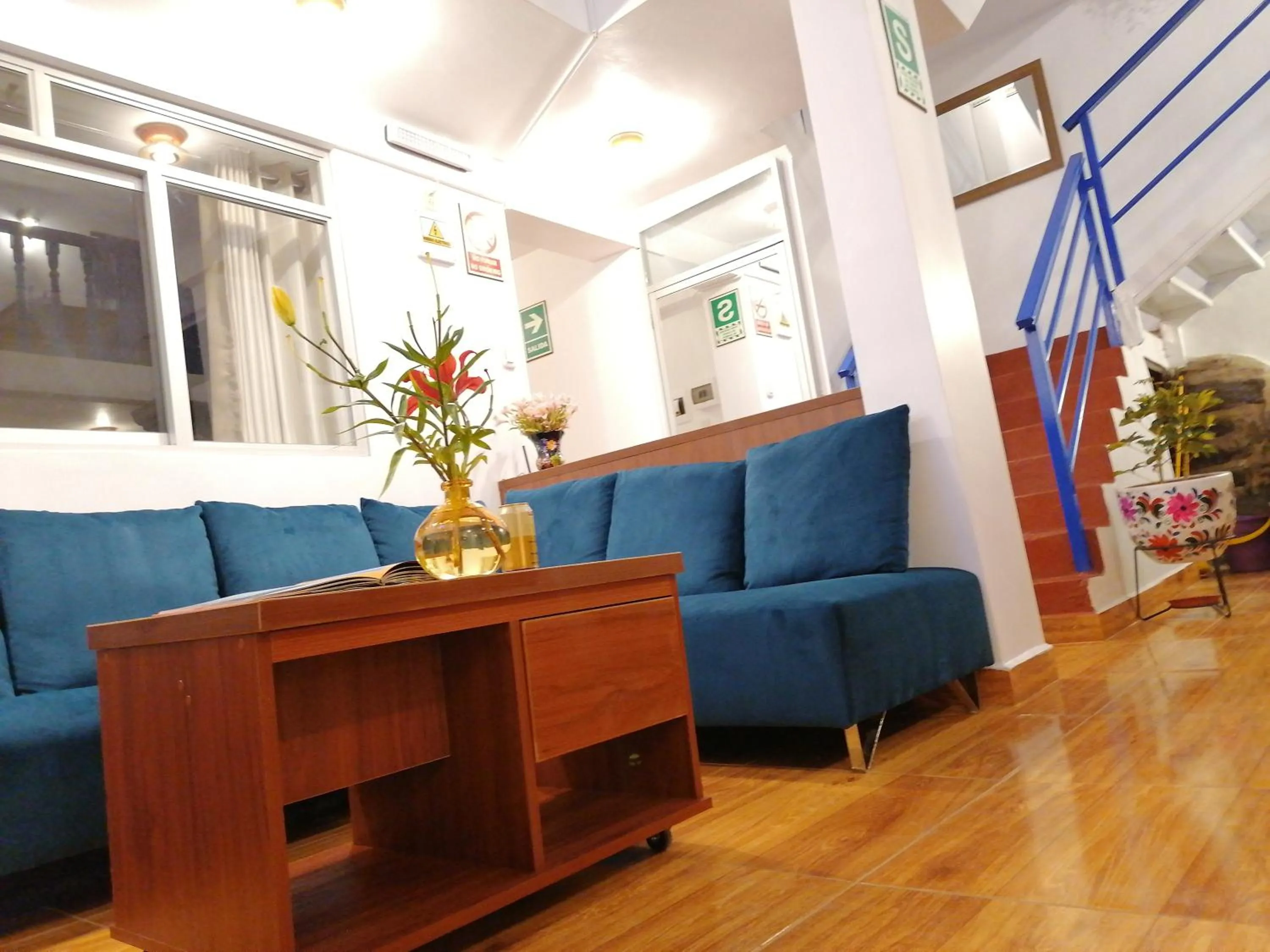 Living room in El Ave Azul Boutique Hotel Cusco