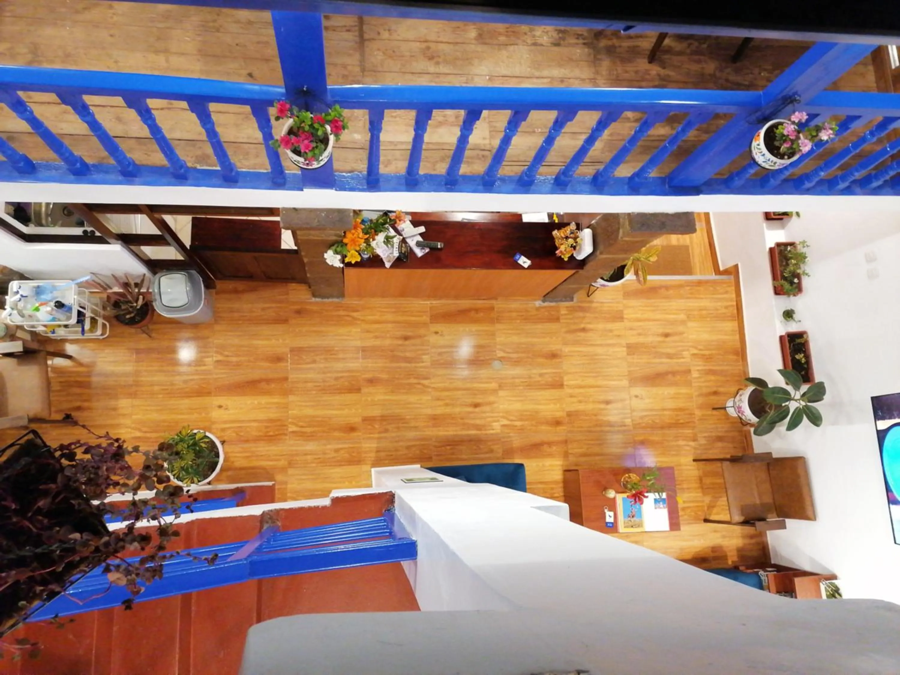 Living room in El Ave Azul Boutique Hotel Cusco