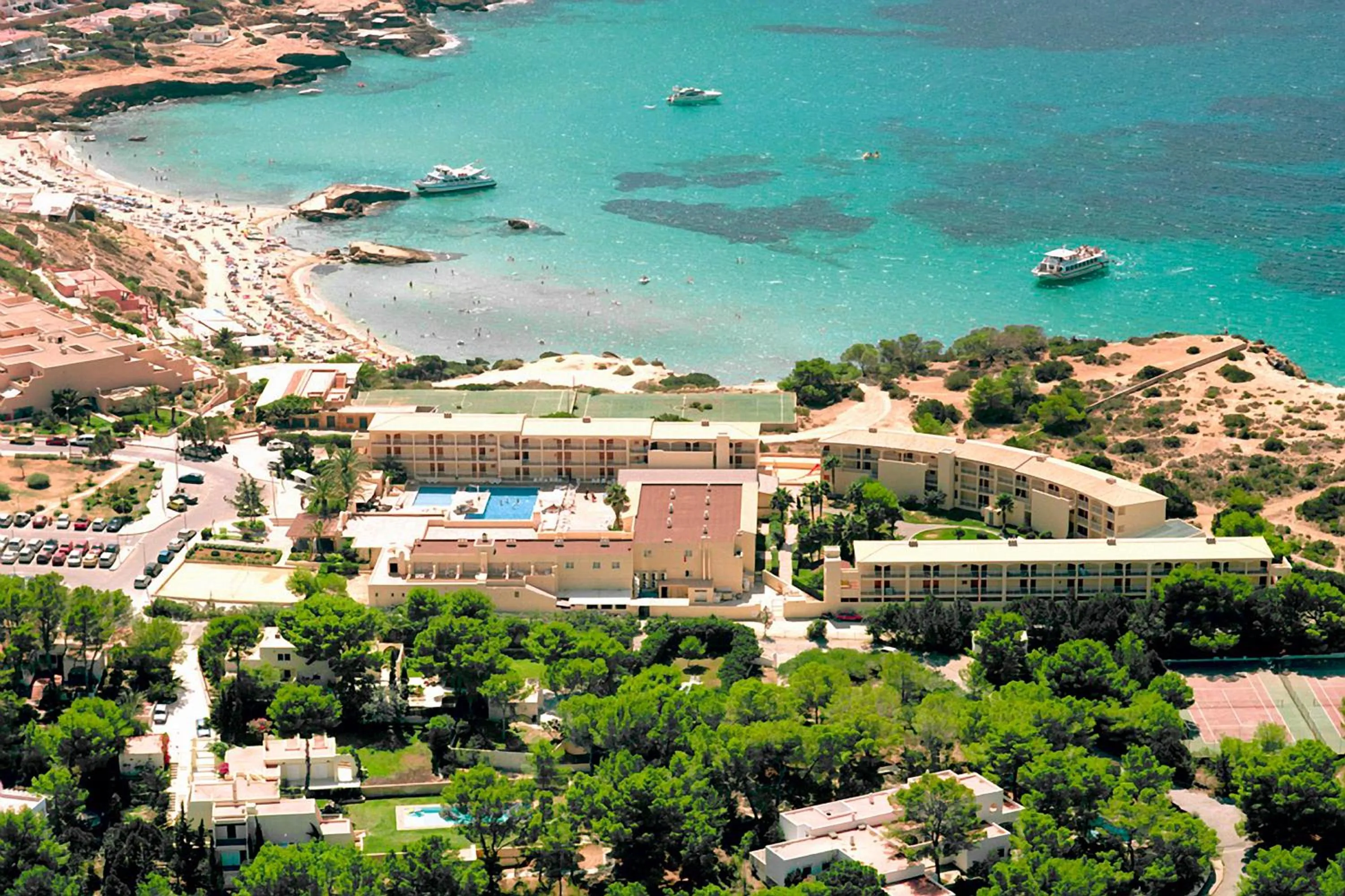 Bird's eye view, Bird's-eye View in Hotel Playasol Cala Tarida