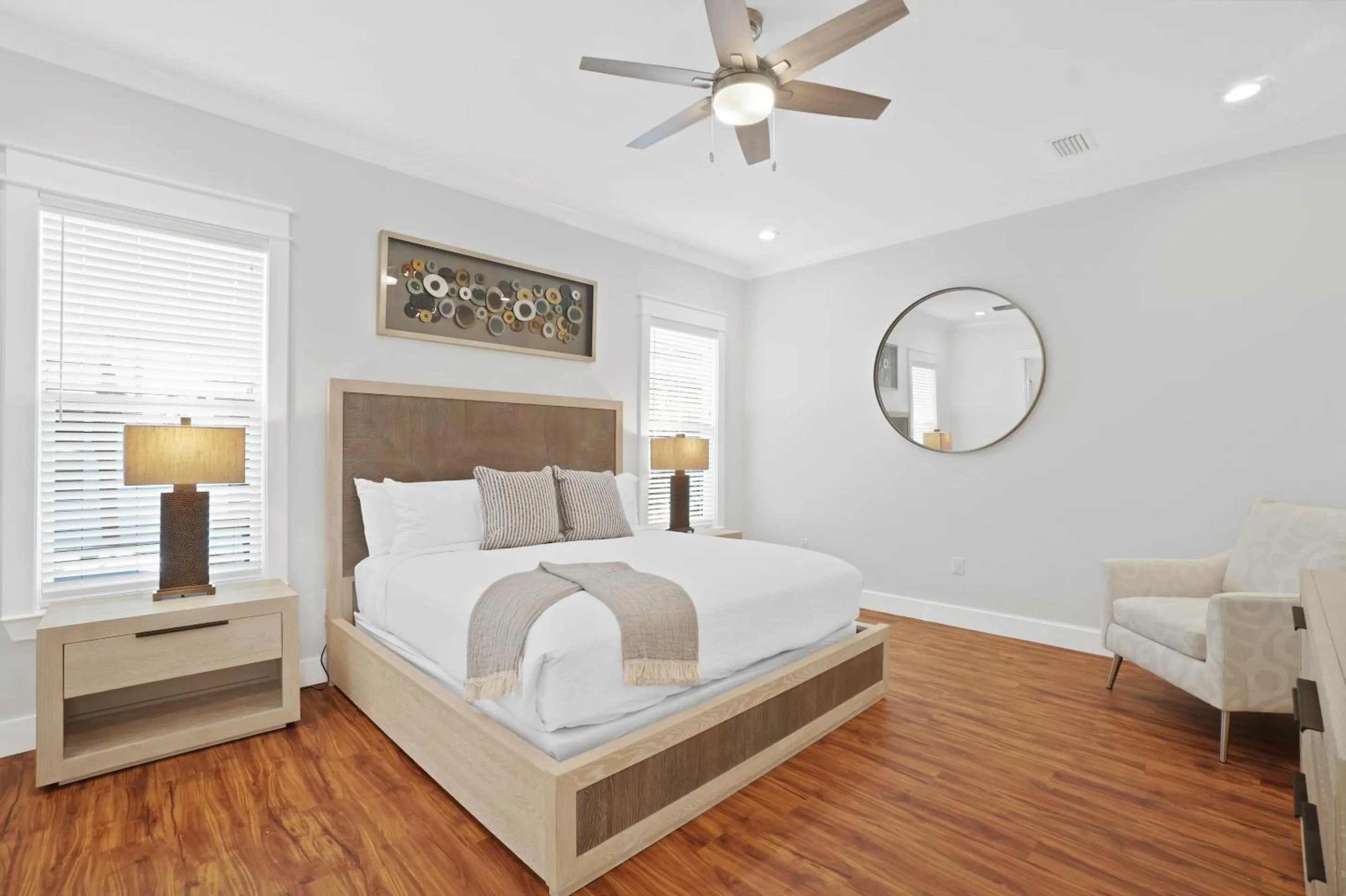 Bed in 30A Beach House - Summer Lovin' by Panhandle Getaways