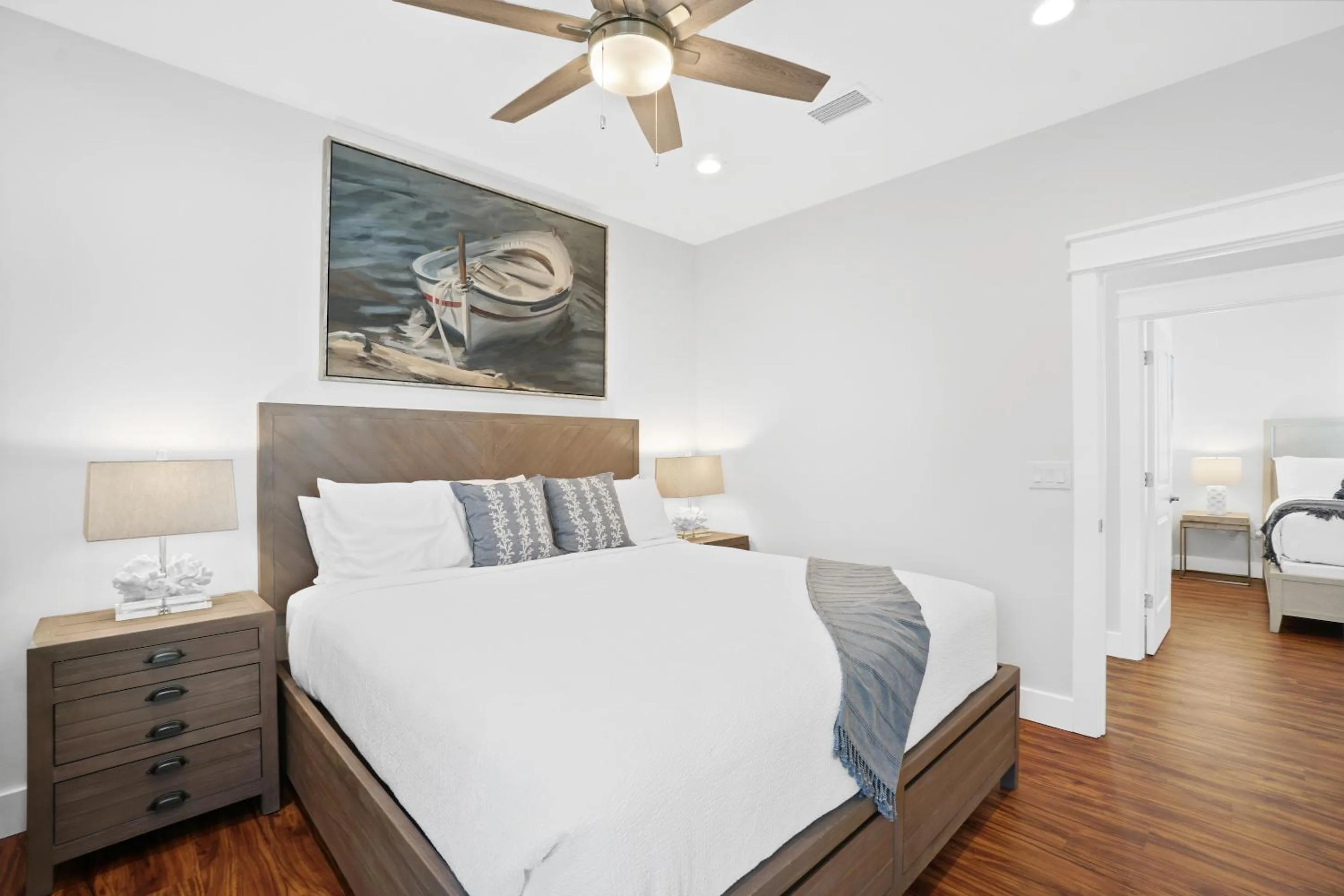 Bed in 30A Beach House - Summer Lovin' by Panhandle Getaways