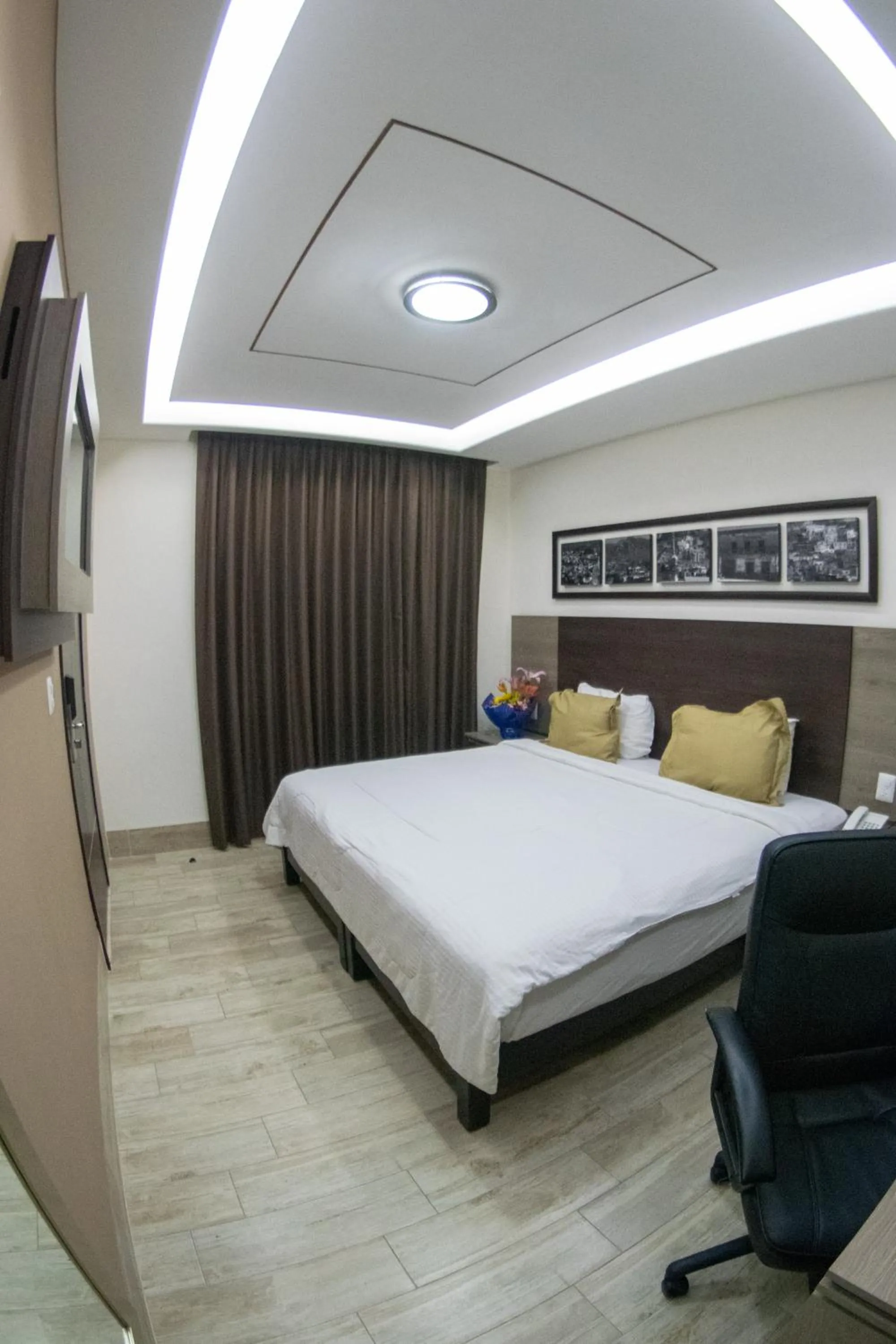 Bed in Hotel River Poliforum