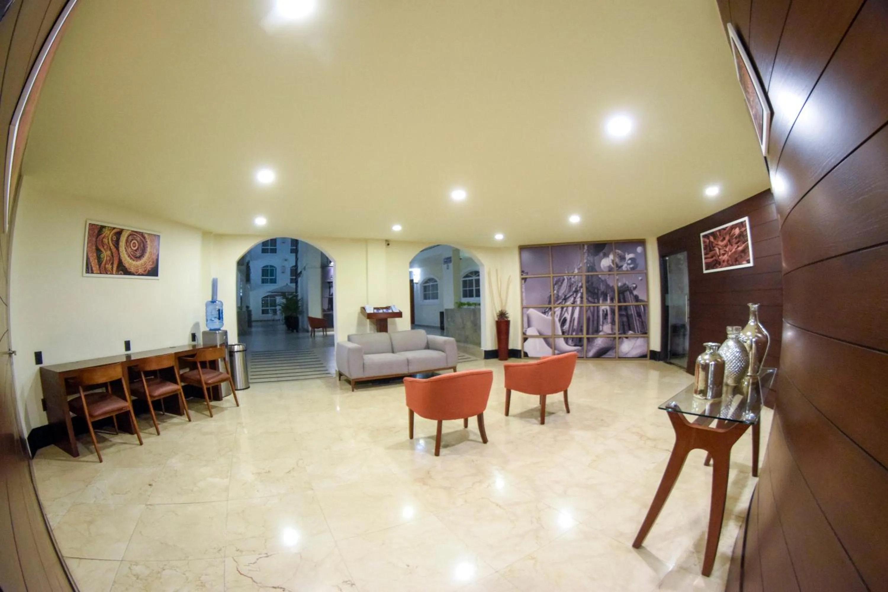 Lobby or reception in Hotel River Poliforum