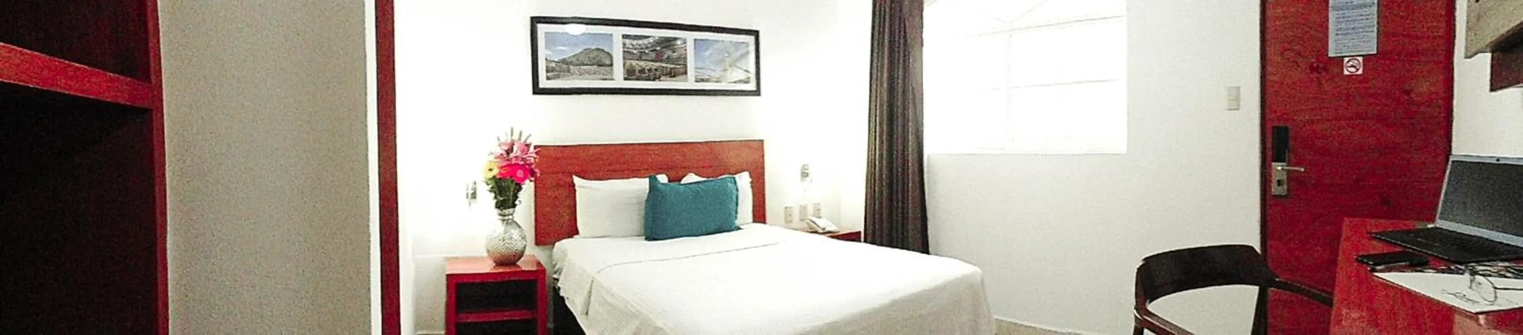 Bed in Hotel River Poliforum