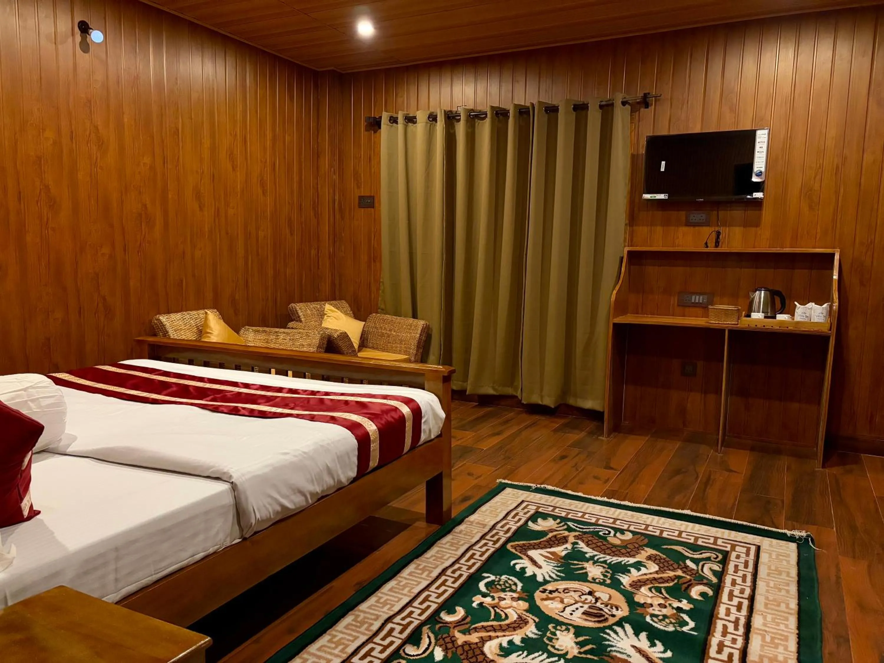 Bed in Villa de hollong