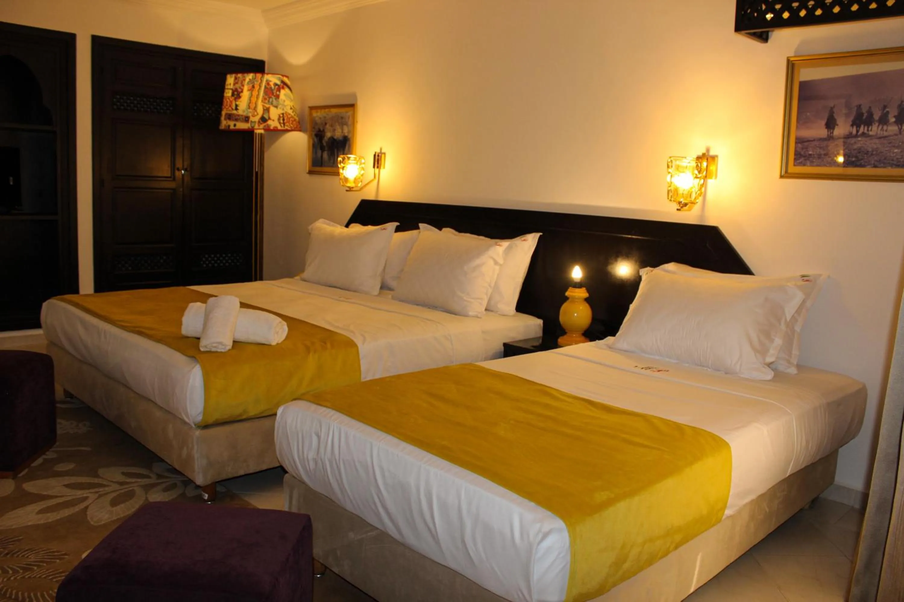Photo of the whole room, Bed in Majorel Pearl Hotel-Riad-Restaurant Piscine&Spa