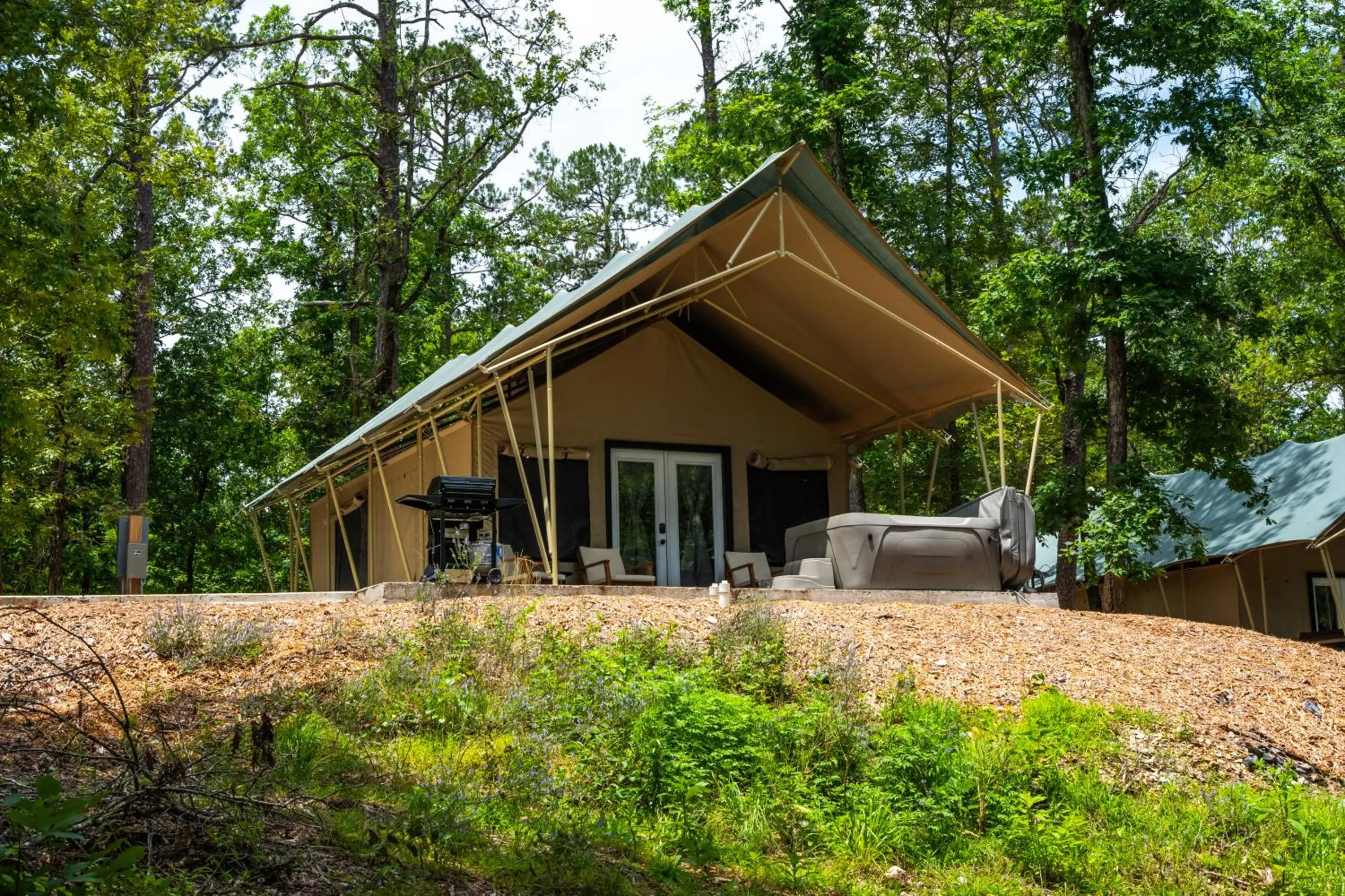 Patio in Starlight Haven Hot Springs