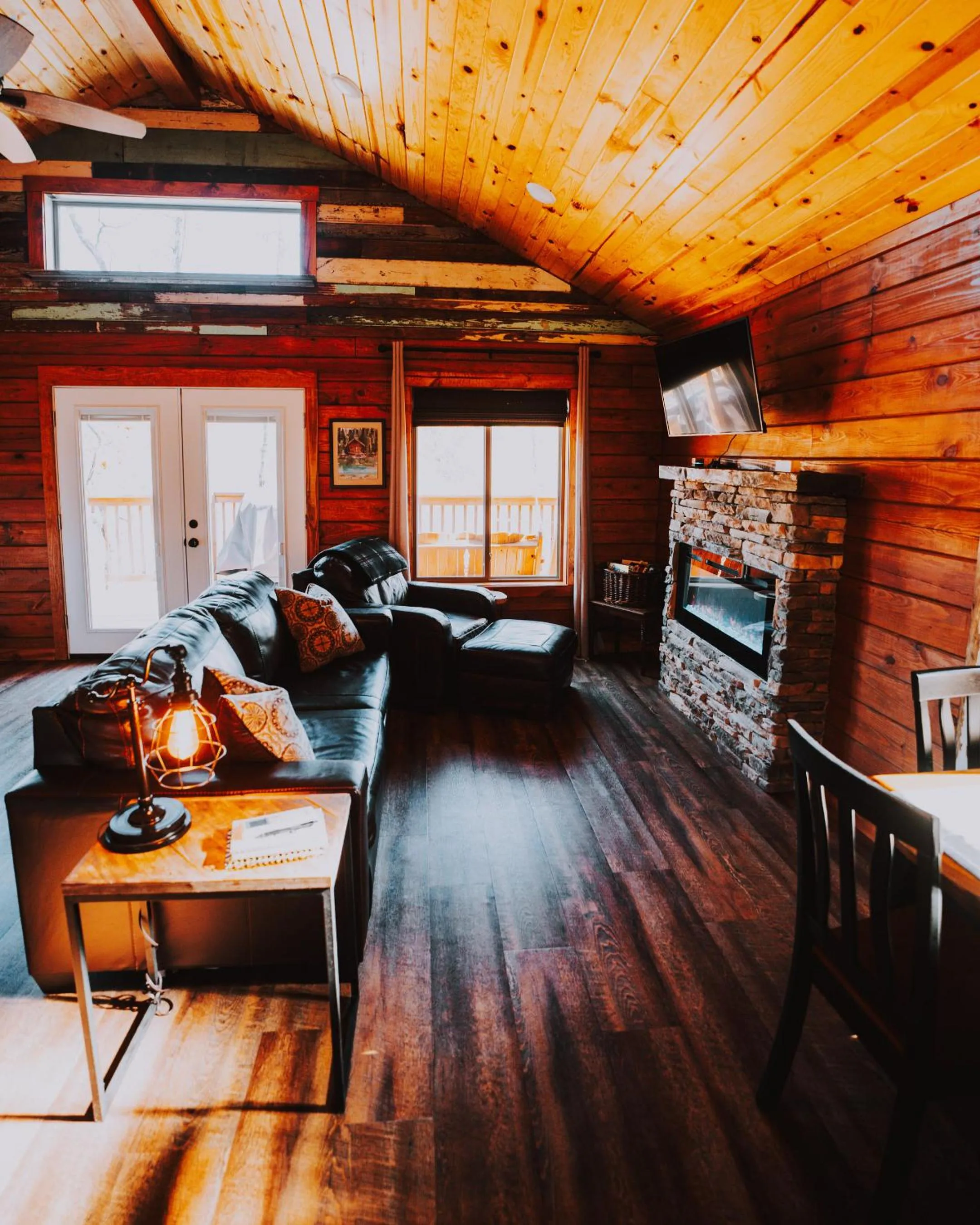 Living room in Starlight Haven Hot Springs