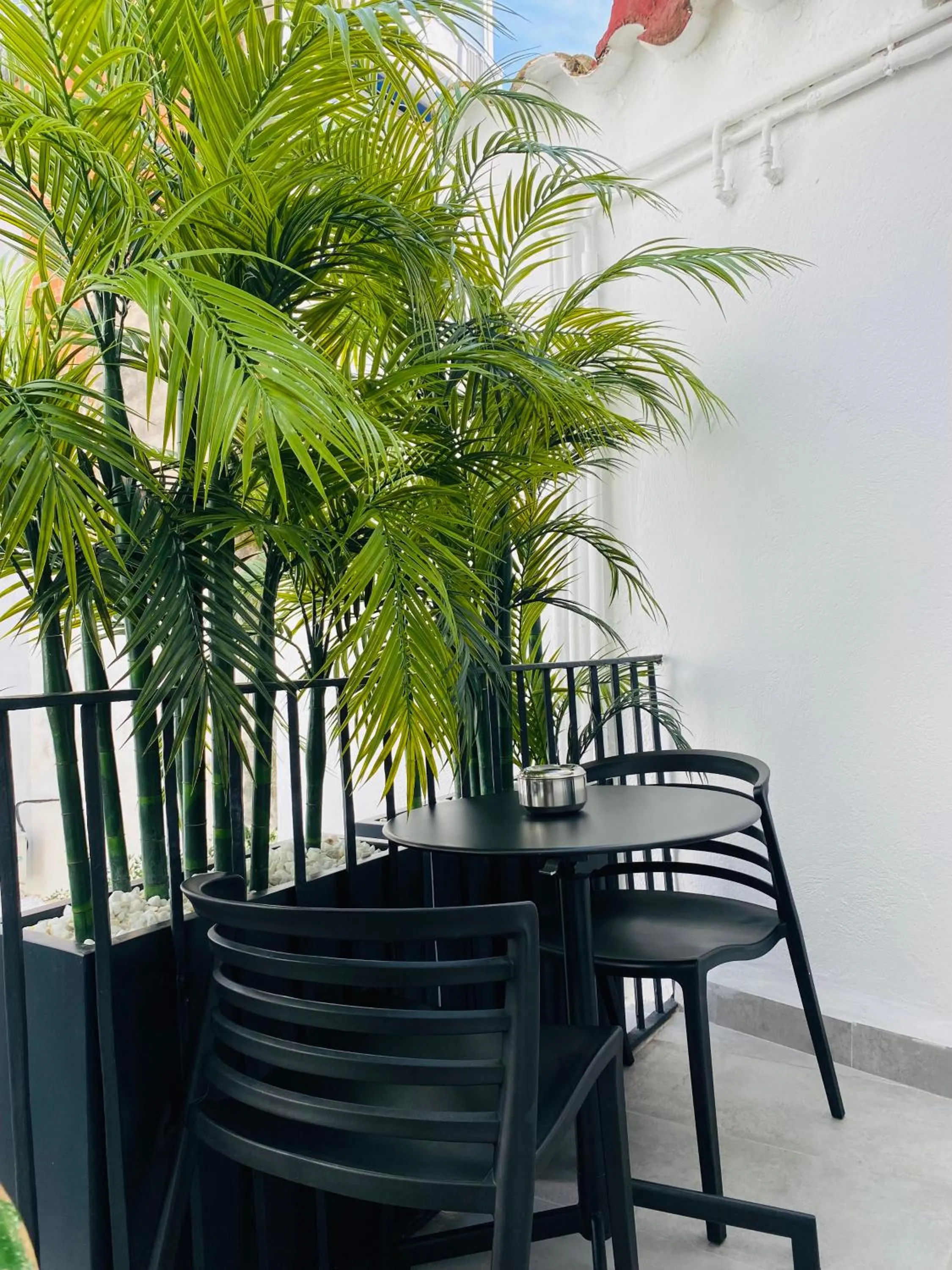 Patio in Elite Hotel - Gay Men Only