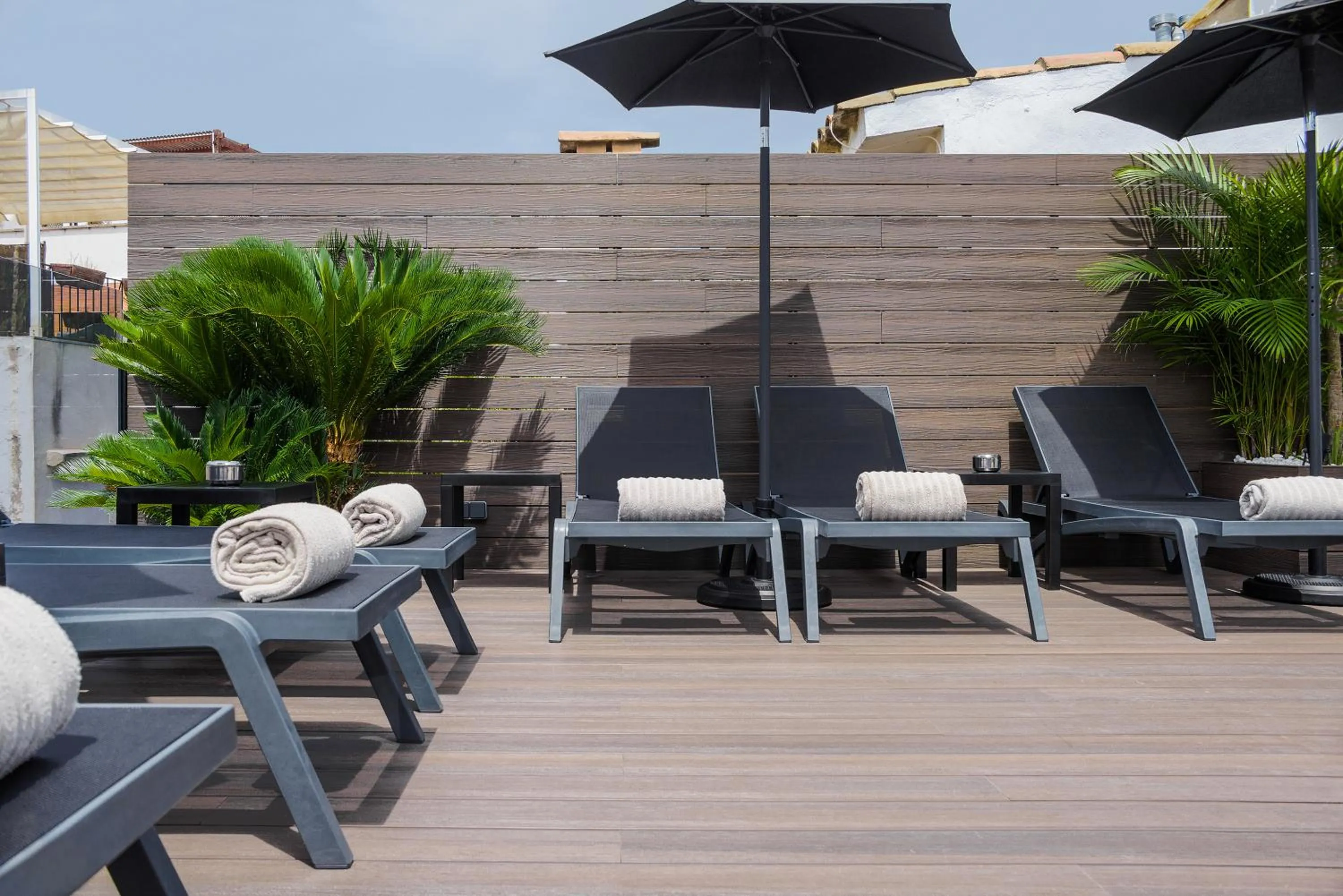 Patio in Elite Hotel - Gay Men Only