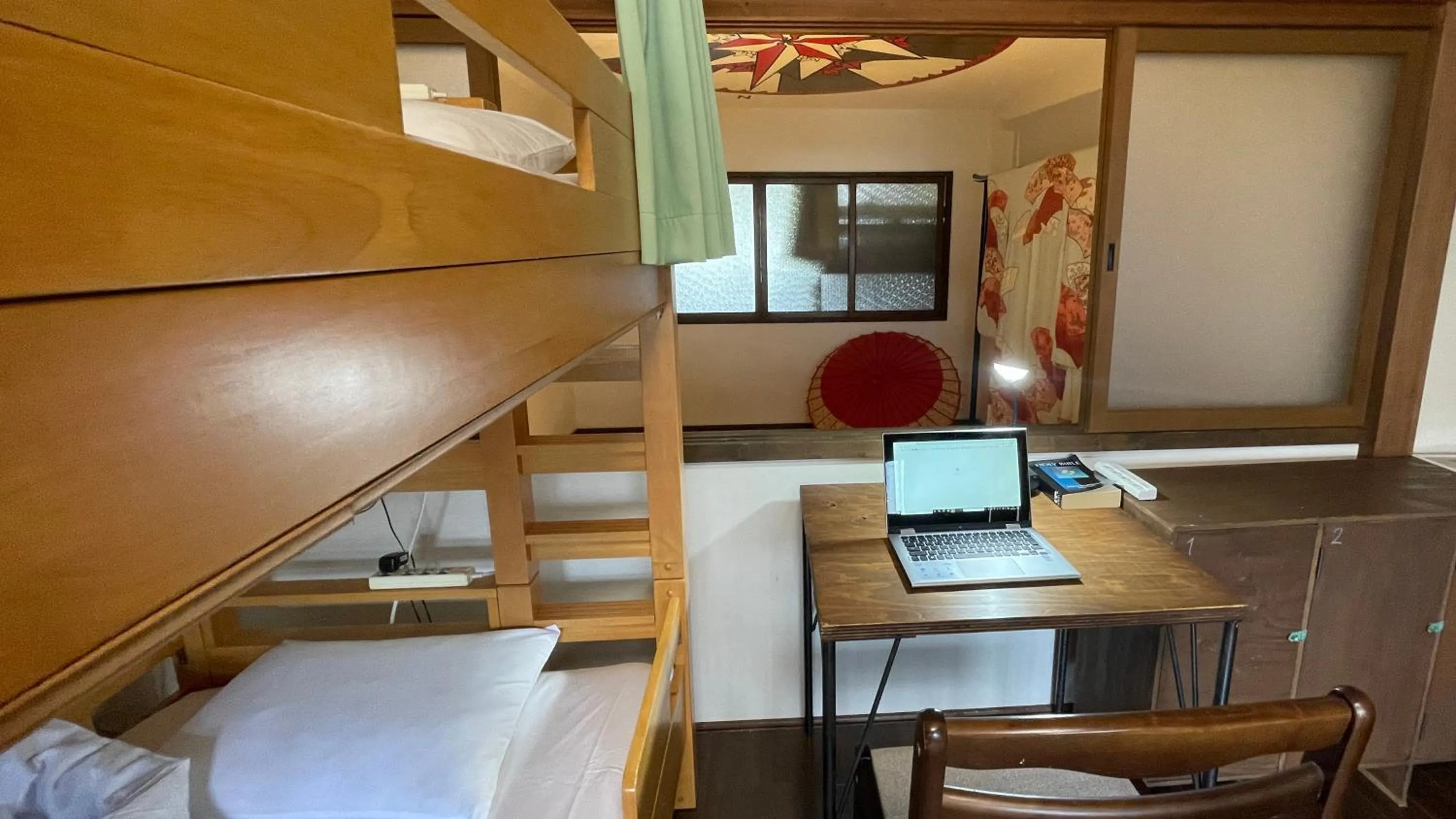 Photo of the whole room, Bed in Guesthouse KYOTO COMPASS