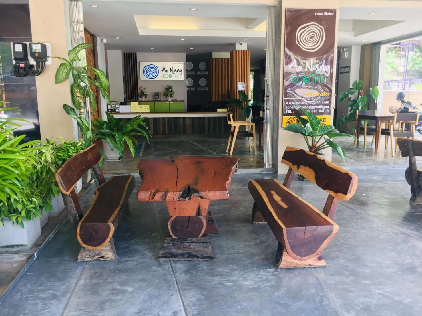 Lobby or reception in Aonang Eco Inn Krabi