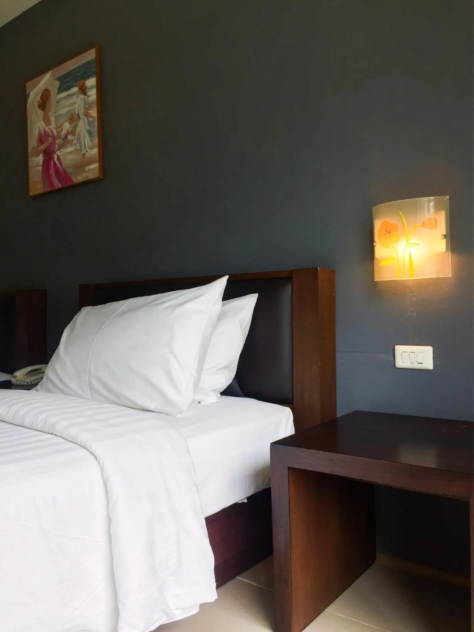 Bed in Aonang Eco Inn Krabi