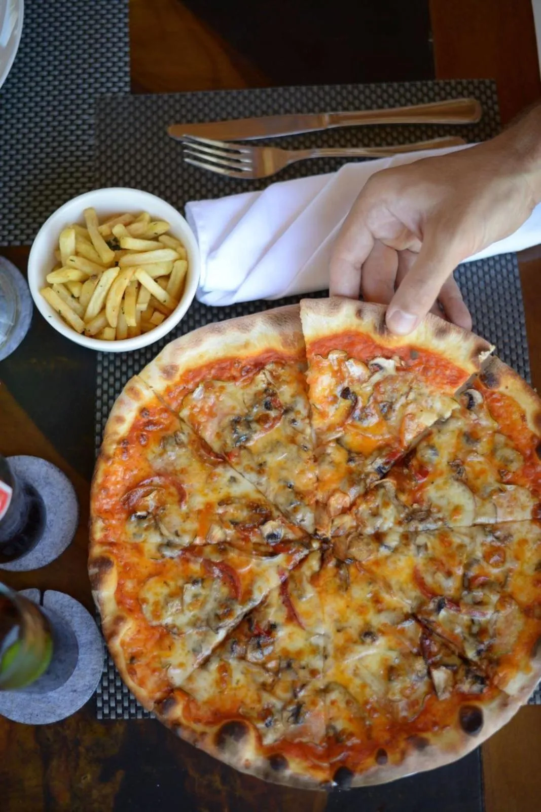 Food and drinks in Villa Casablanca Surf Keramas