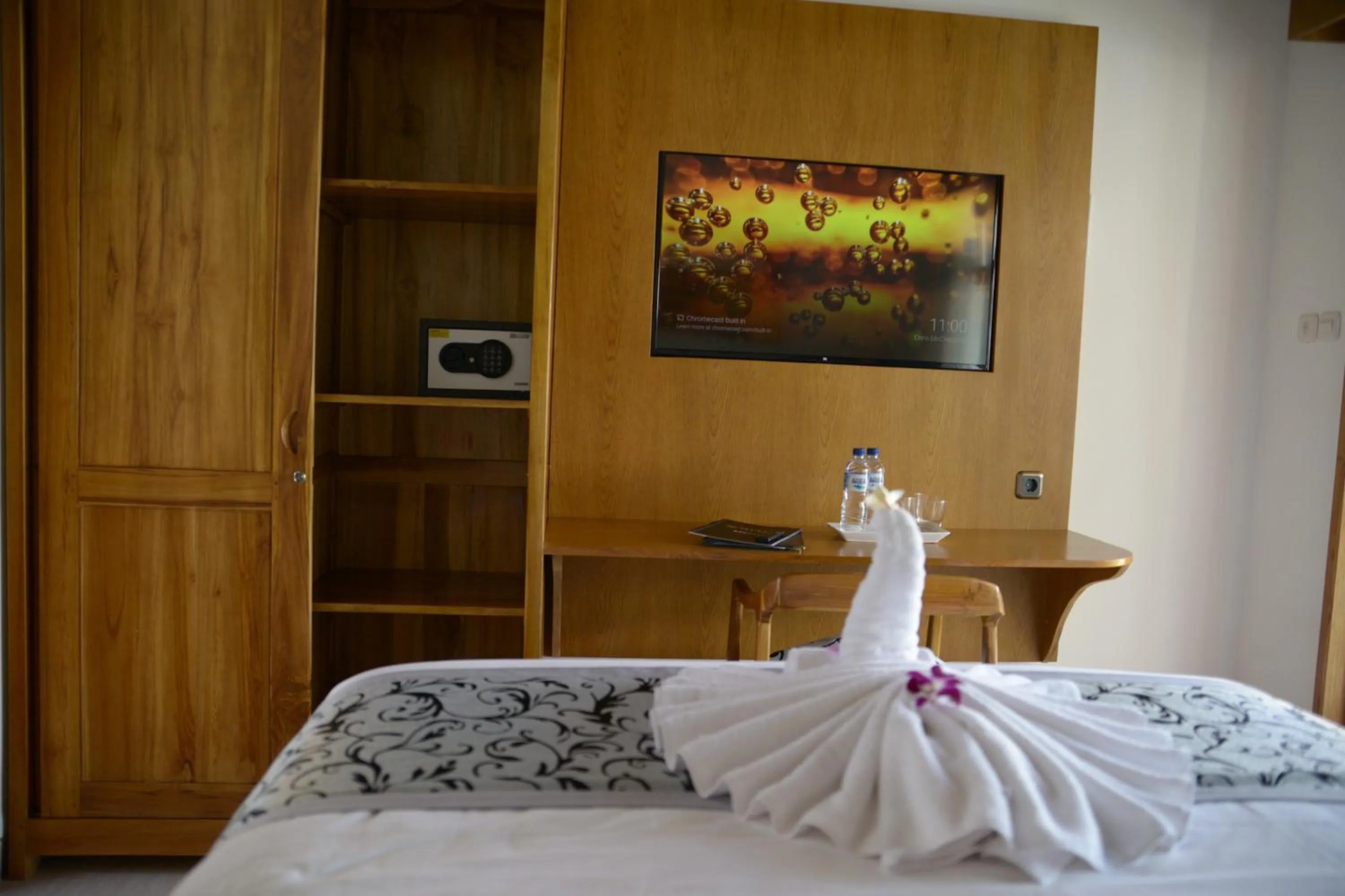 Bed in Villa Casablanca Surf Keramas