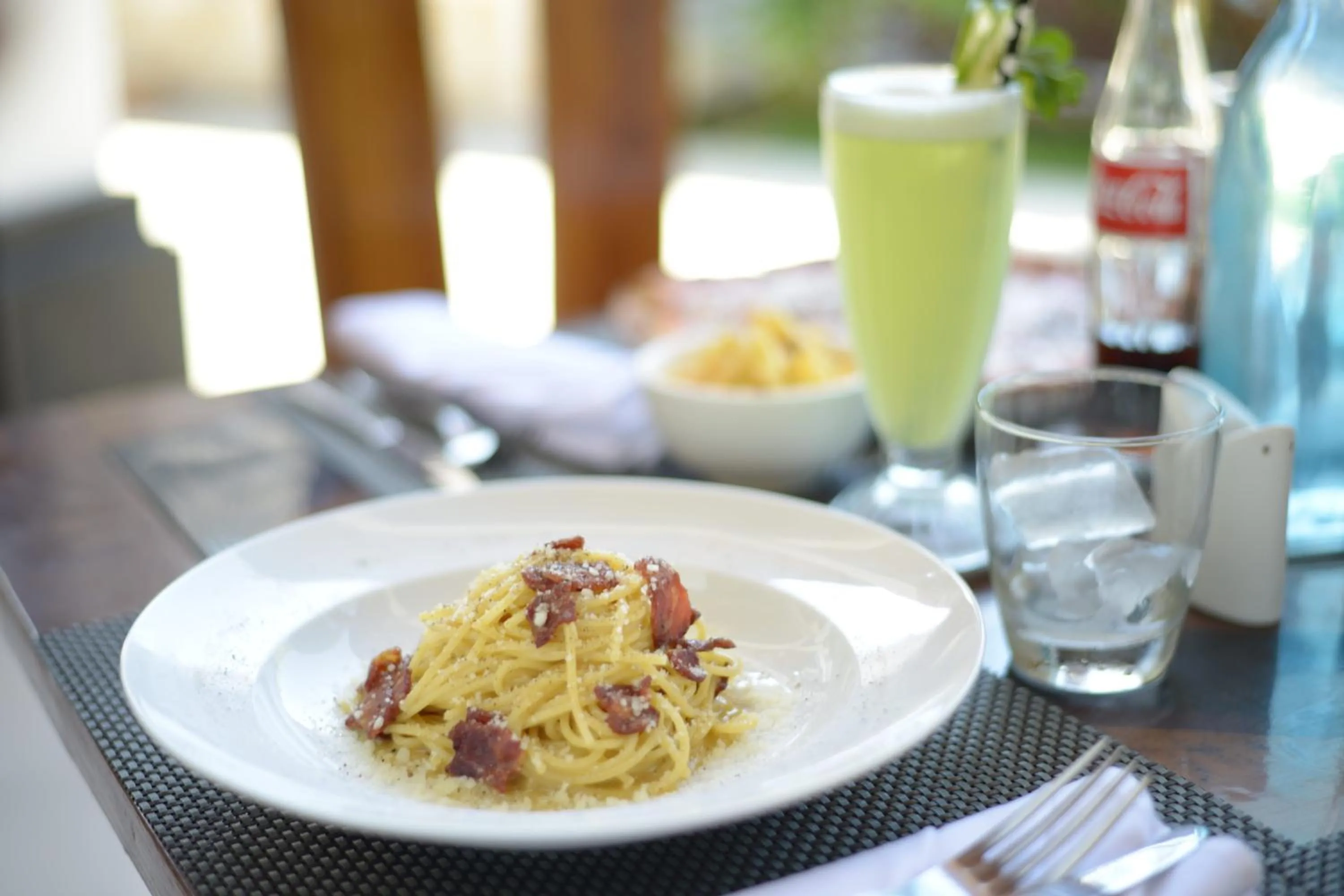 Food and drinks in Villa Casablanca Surf Keramas