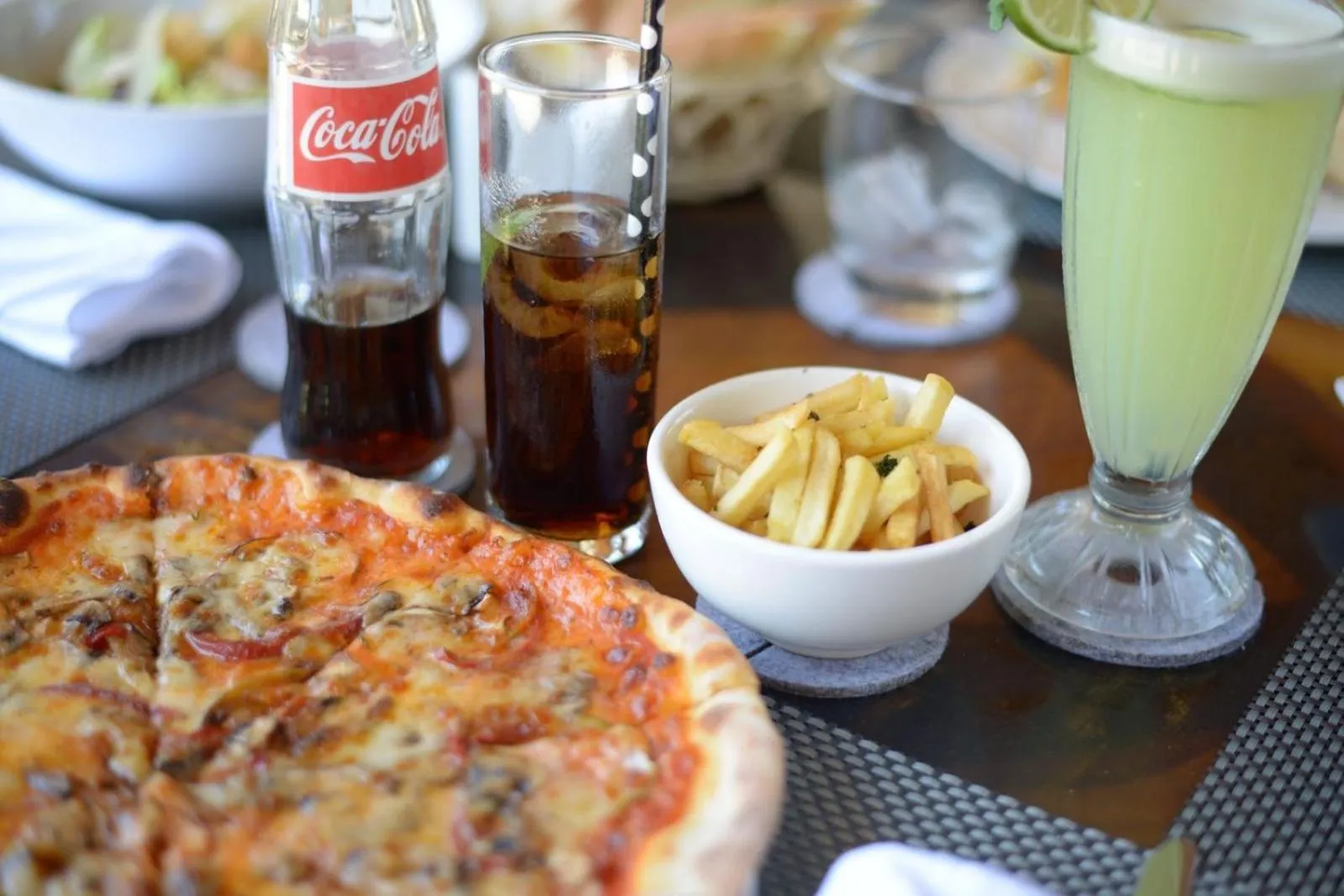 Food and drinks in Villa Casablanca Surf Keramas