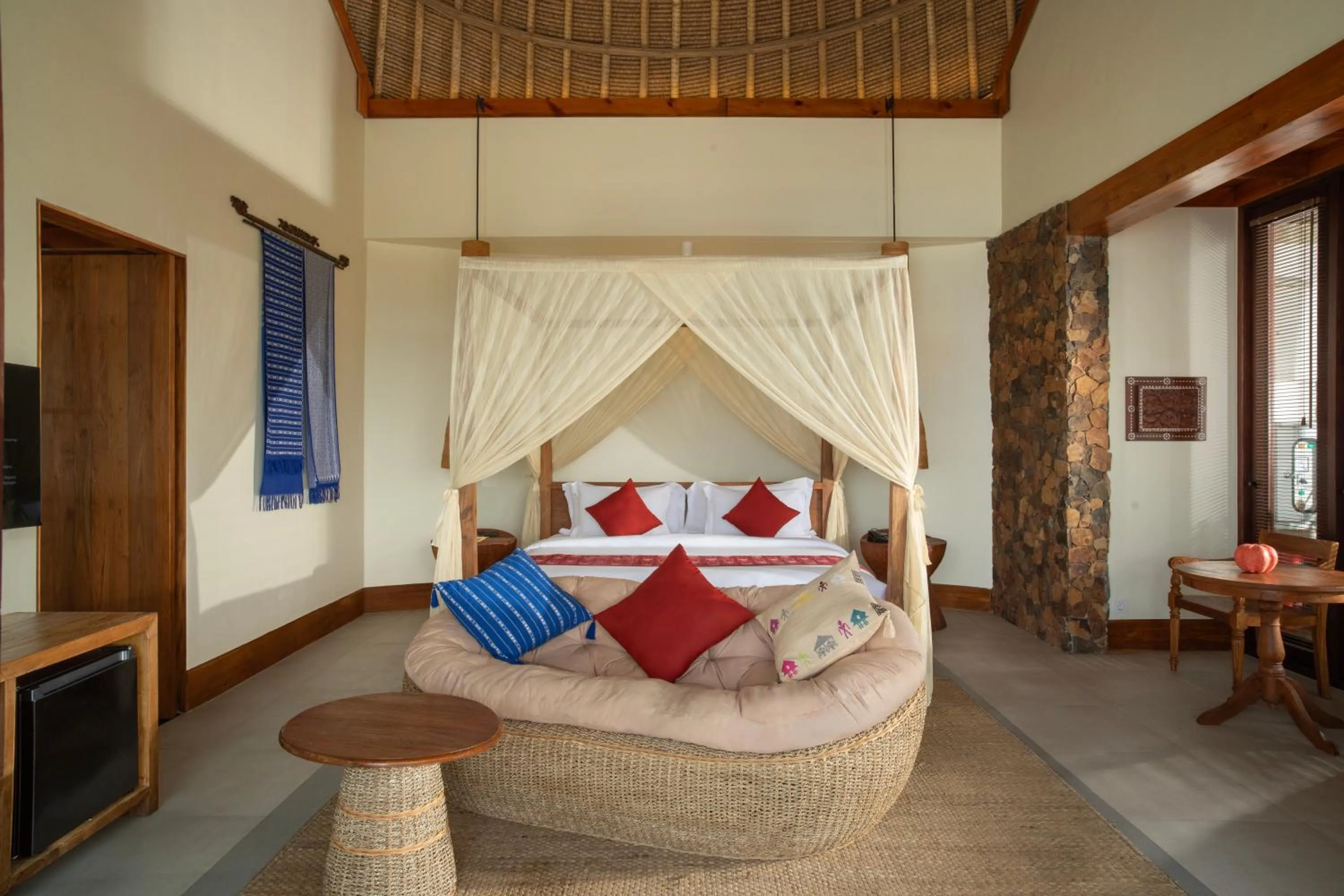 Bed in Kalandara Resort Lombok