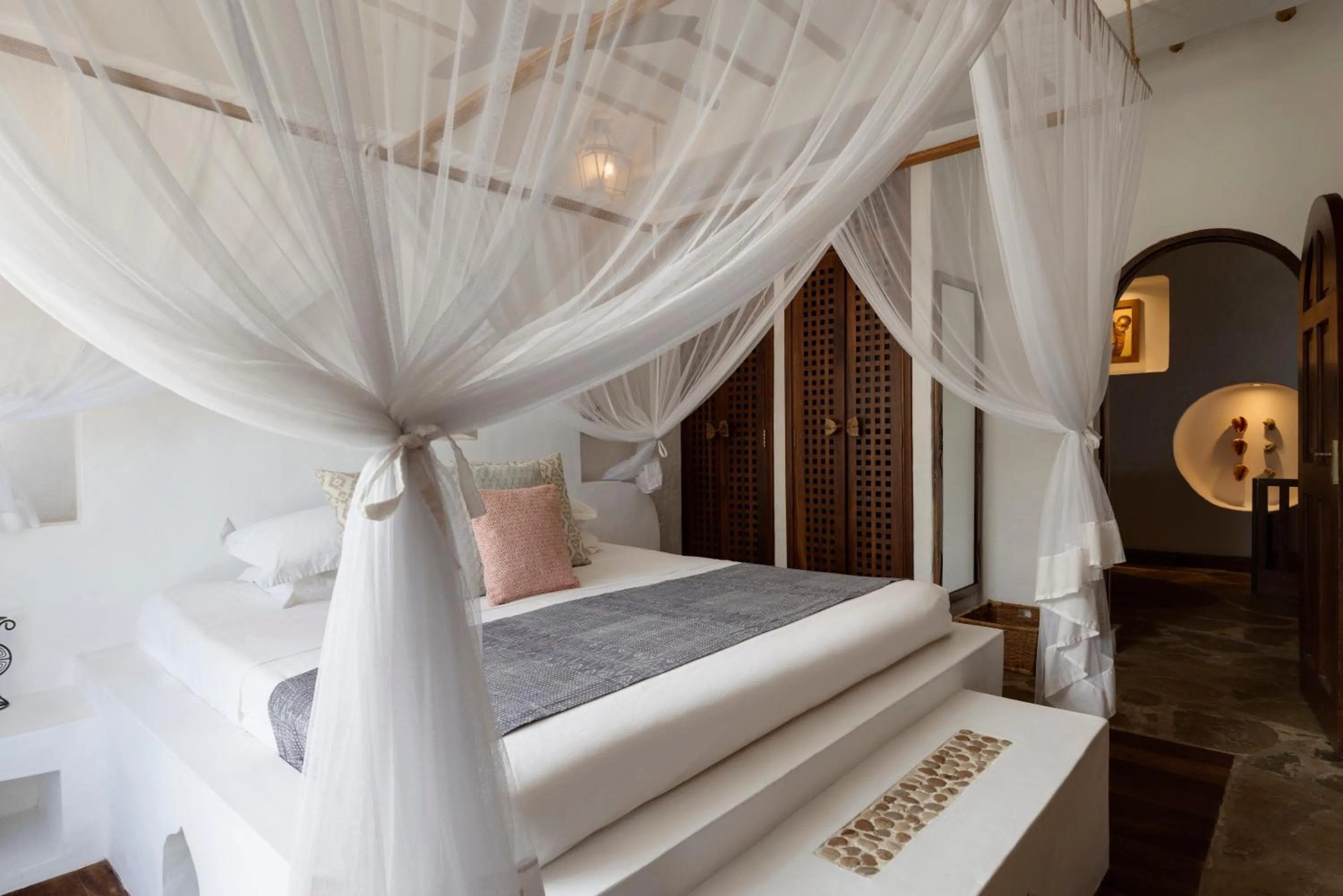 Bed in Waterlovers Beach Resort