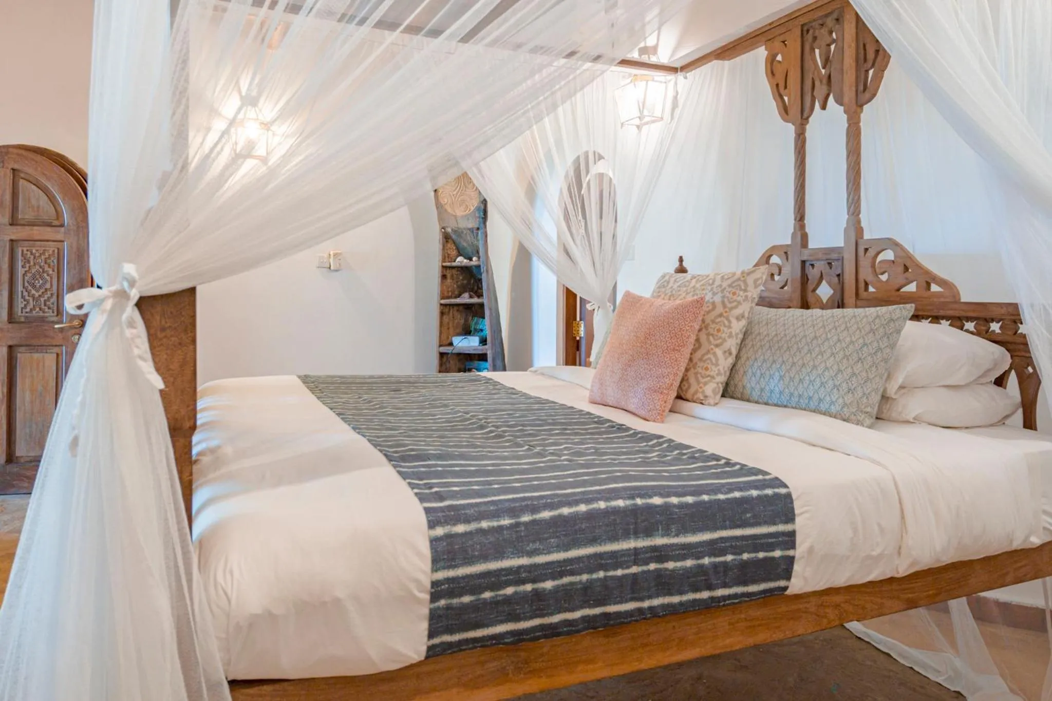 Bed in Waterlovers Beach Resort